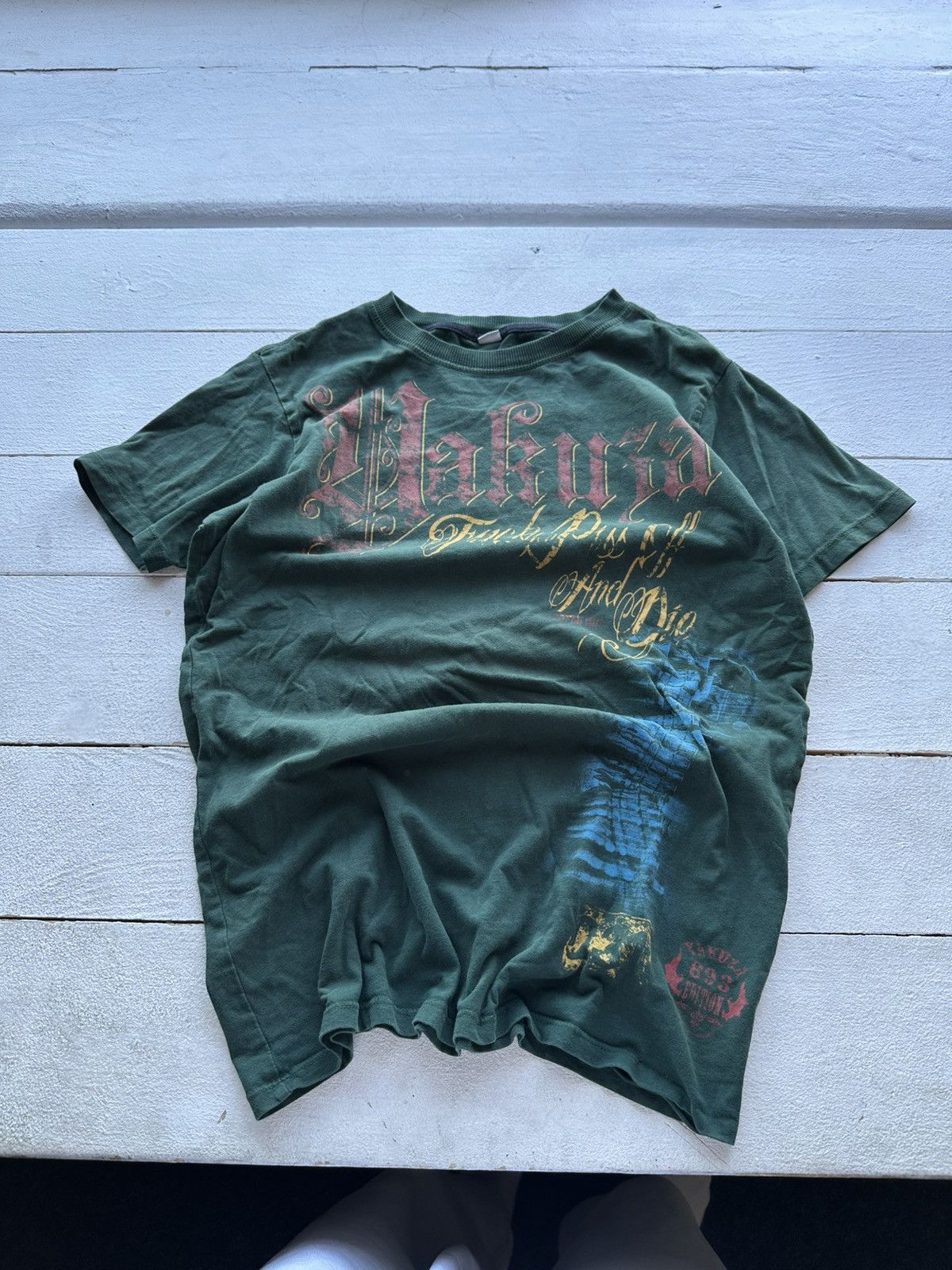 Other 🚨 YAKUZA Japan STYLE TEE XXX Tee Shirt BIG LOGO Size US M / EU 48-50 / 2 - 1 Thumbnail