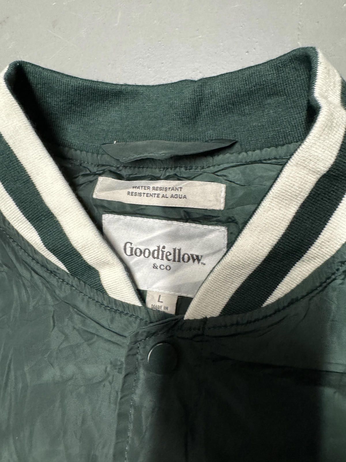 Designer Goodfellow & Co Men's Water Resistant Varsity Jacket, Large Size US L / EU 52-54 / 3 - 4 Thumbnail