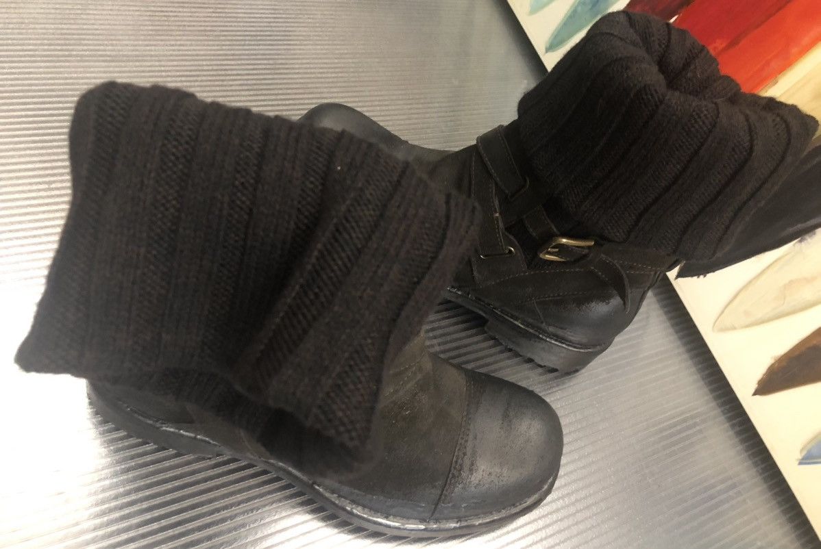 Dolce & Gabbana Dolce and Gabbana 🇮🇹 oiled suede wool sock Alpine boot 10 NEW Size US 10 / EU 43 - 12 Thumbnail