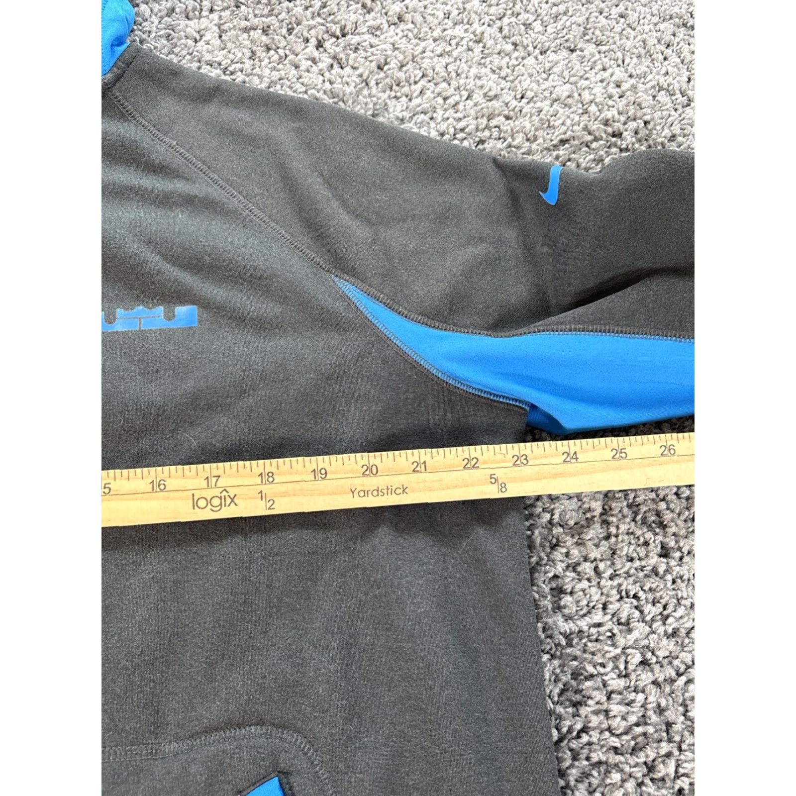 Nike Nike Hoodie Mens Large Lebron James Full Zip Therma-Fit Graphic Fleece Gray L Full Zip Hooded Pockets Mens Size US L / EU 52-54 / 3 - 3 Thumbnail