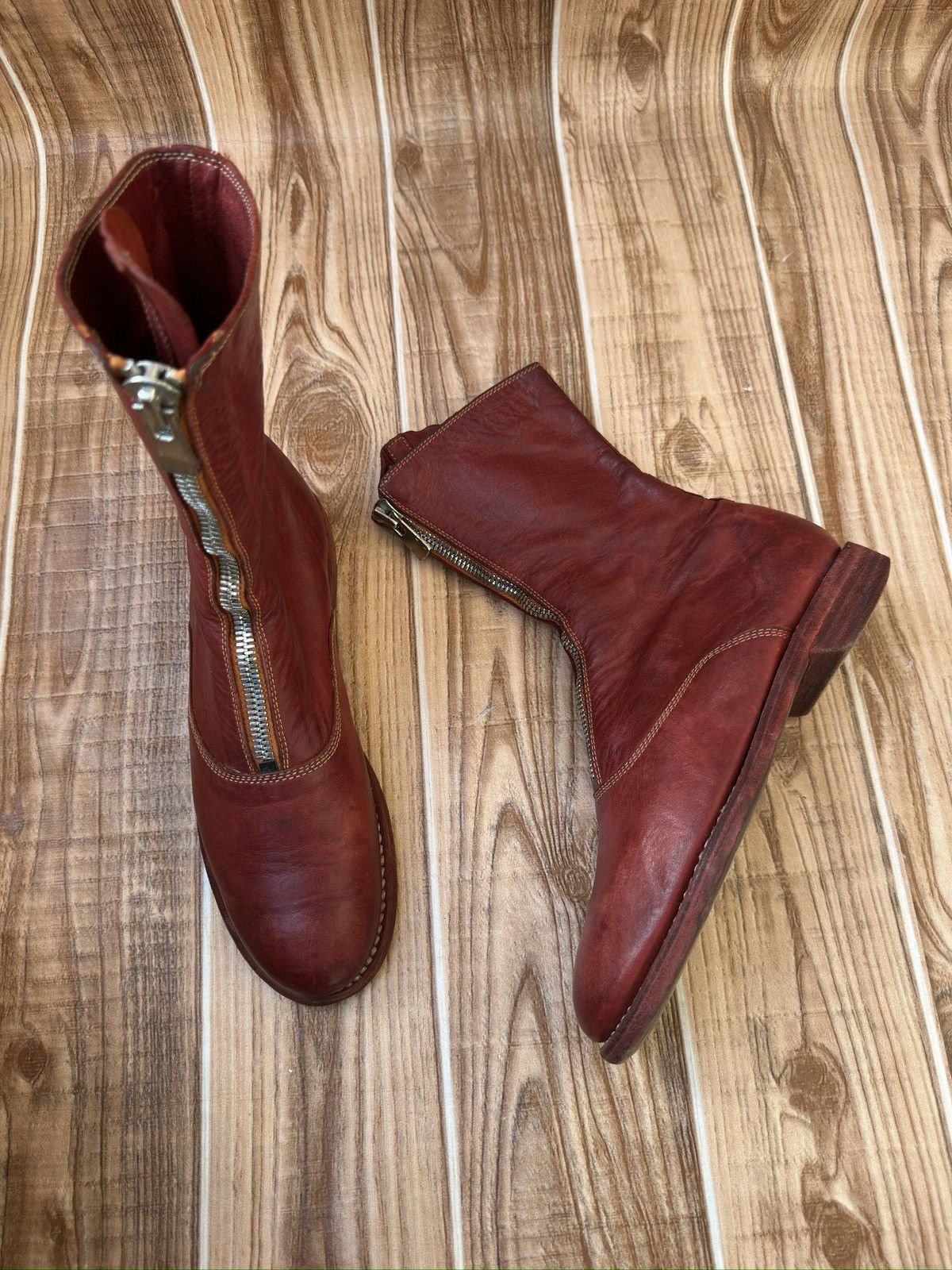 Guidi Guidi 310 Front-zip Soft Horse Leather Boots Size US 6.5 / IT 36.5 - 13 Thumbnail