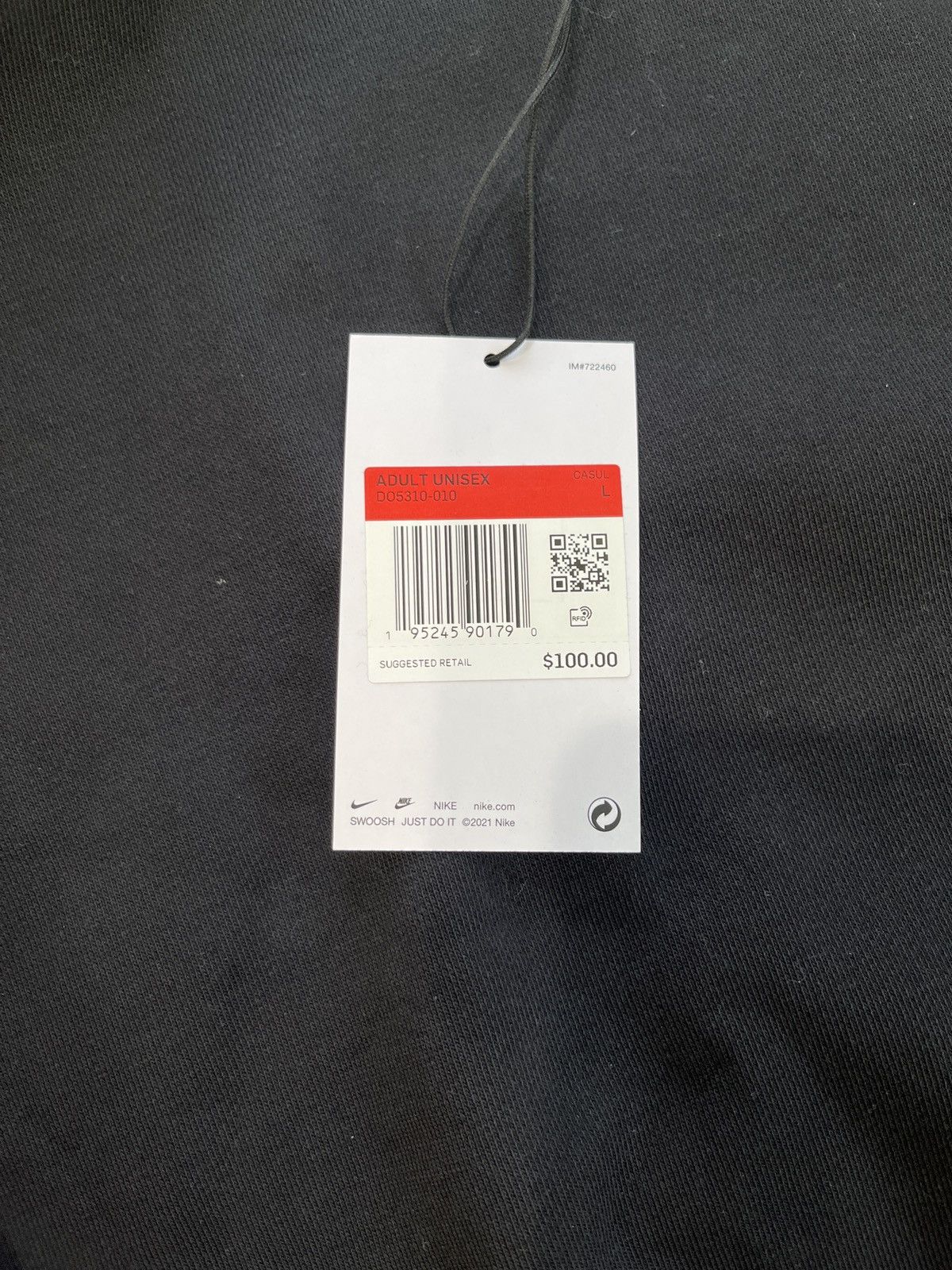 Nike × Stussy NIKE X STUSSY crewneck fleece, black Size US L / EU 52-54 / 3 - 3 Thumbnail