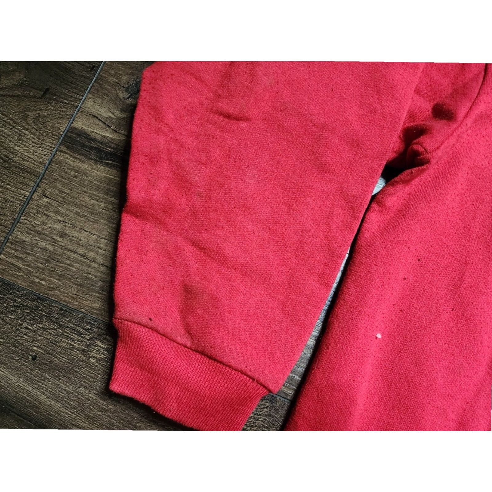 Vintage VINTAGE 90s Winnie The Pooh & Piglet Christmas Sweatshirt Red XL Size XL / US 12-14 / IT 48-50 - 2 Thumbnail