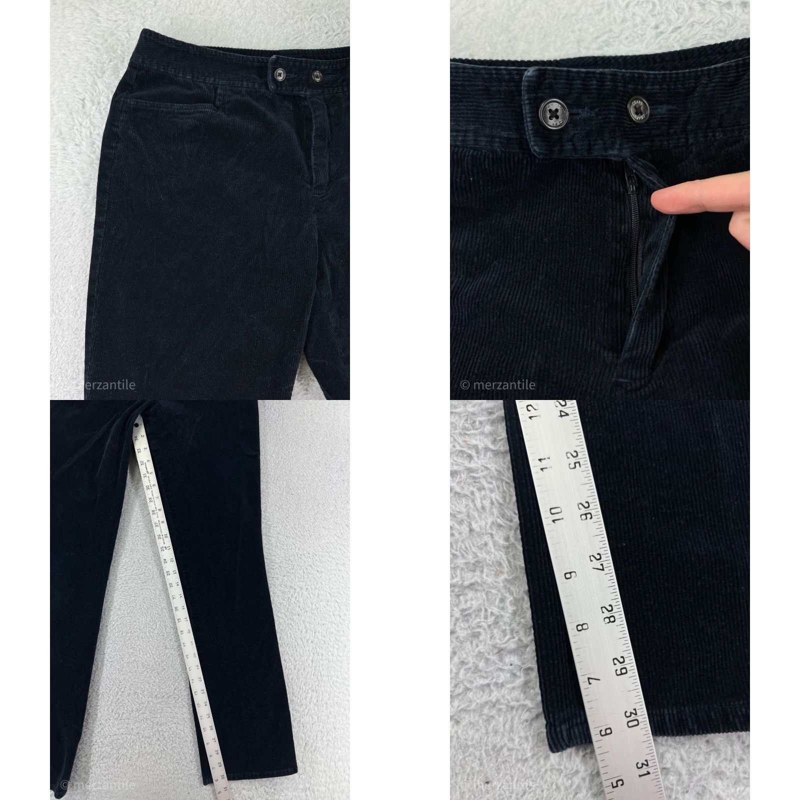 Chaps Chaps Women's Pants Casual Business Cotton Blend Stretch Mid Rise Black Size 4 Size 27" / US 4 / IT 40 - 8 Thumbnail