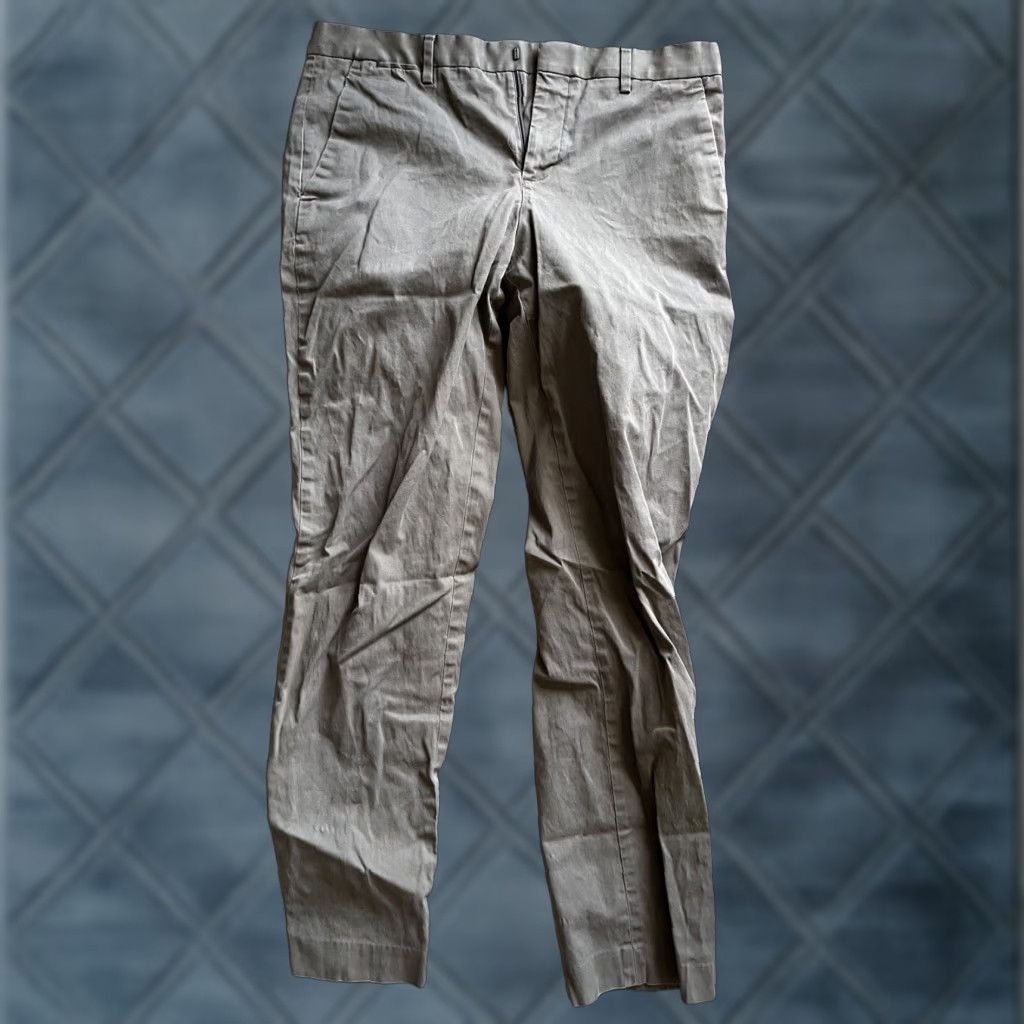 Express VINTAGE Express Dress Pants Men Size 32x32 Gray Straight Leg Cotton Canvas Business Casual Size US 32 / EU 48 - 1 Thumbnail