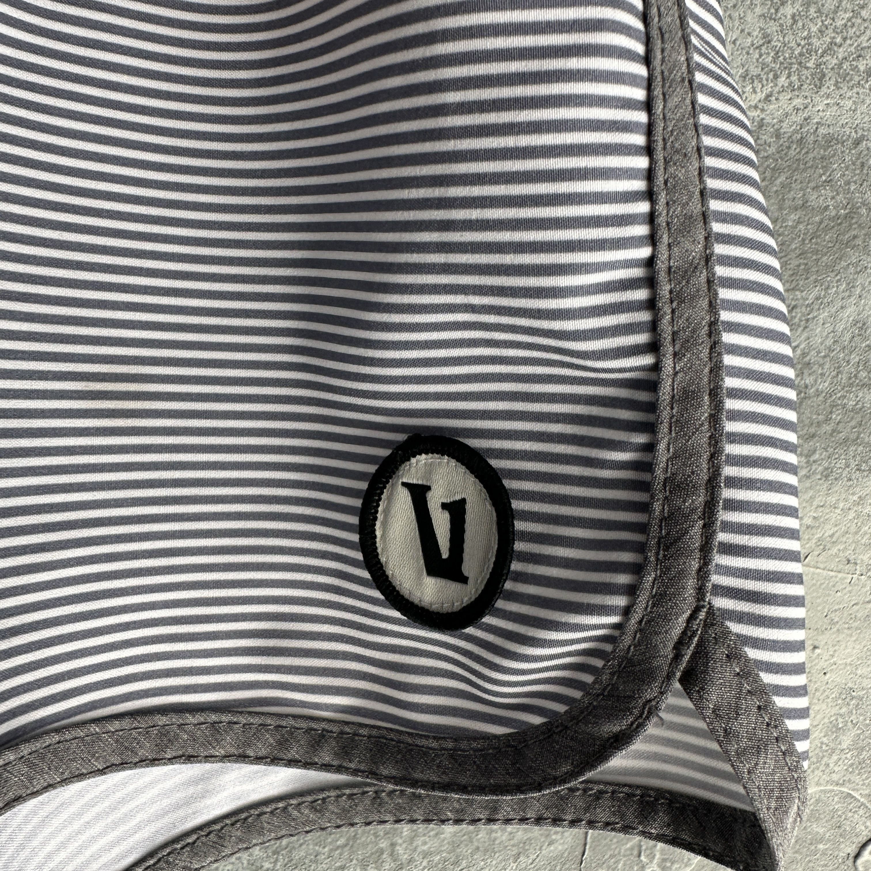 Vuori Vuori Cruise Board Shorts 38 Gray Striped Swim Trunks V314 Size US 38 / EU 54 - 2 Thumbnail