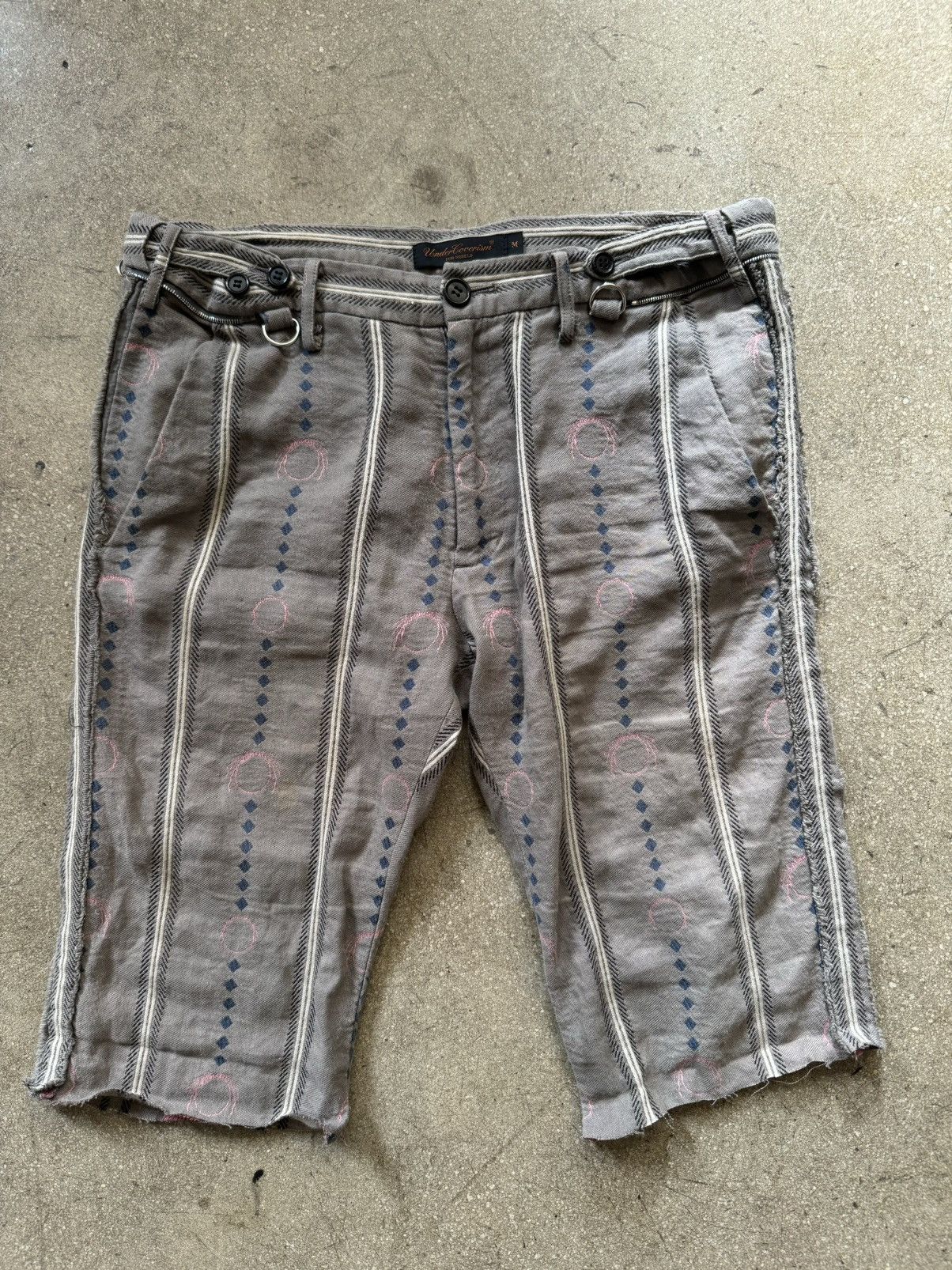 Undercover 2003 Undercover Scab Giz Patchwork Bondage Shorts Size US 31 - 1 Thumbnail