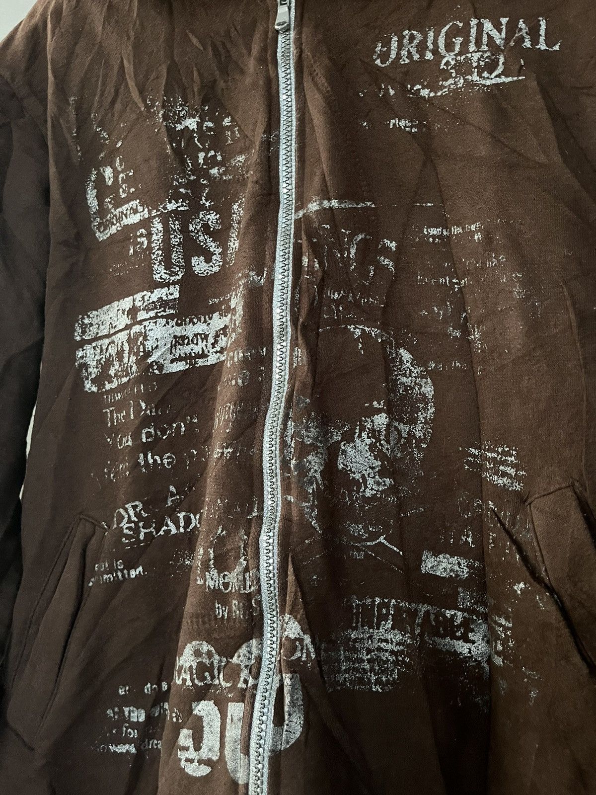 14th Addiction JAPANESE CBK POEM FUR HOODIE SEDITIONARIES GOTHIC PUNK STYLE Size US L / EU 52-54 / 3 - 8 Thumbnail