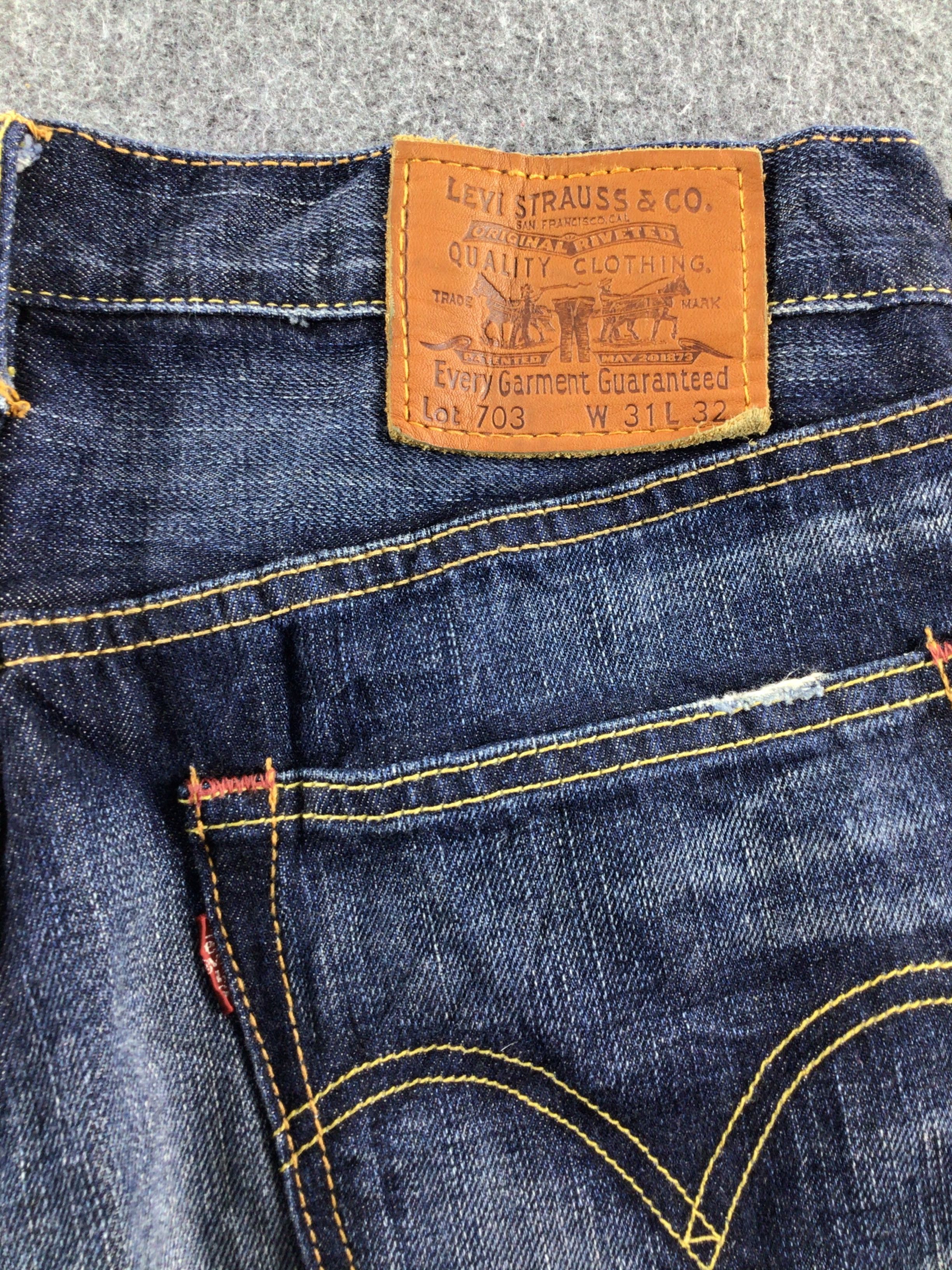 Levi's Vintage Levis 703 Jeans-J658 Size US 32 / EU 48 - 5 Thumbnail