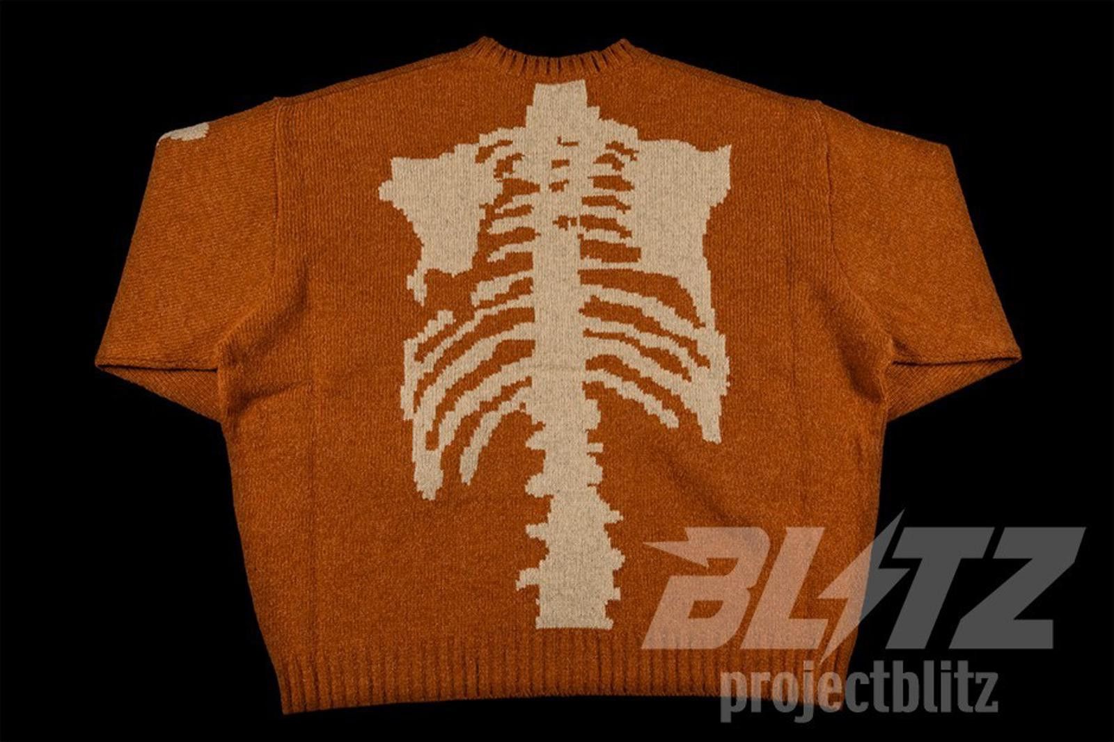 Kapital Kountry Kapital 5G Cotton Knit Bone Crew Sweater Brown Size 1 Size US S / EU 44-46 / 1 - 1 Thumbnail