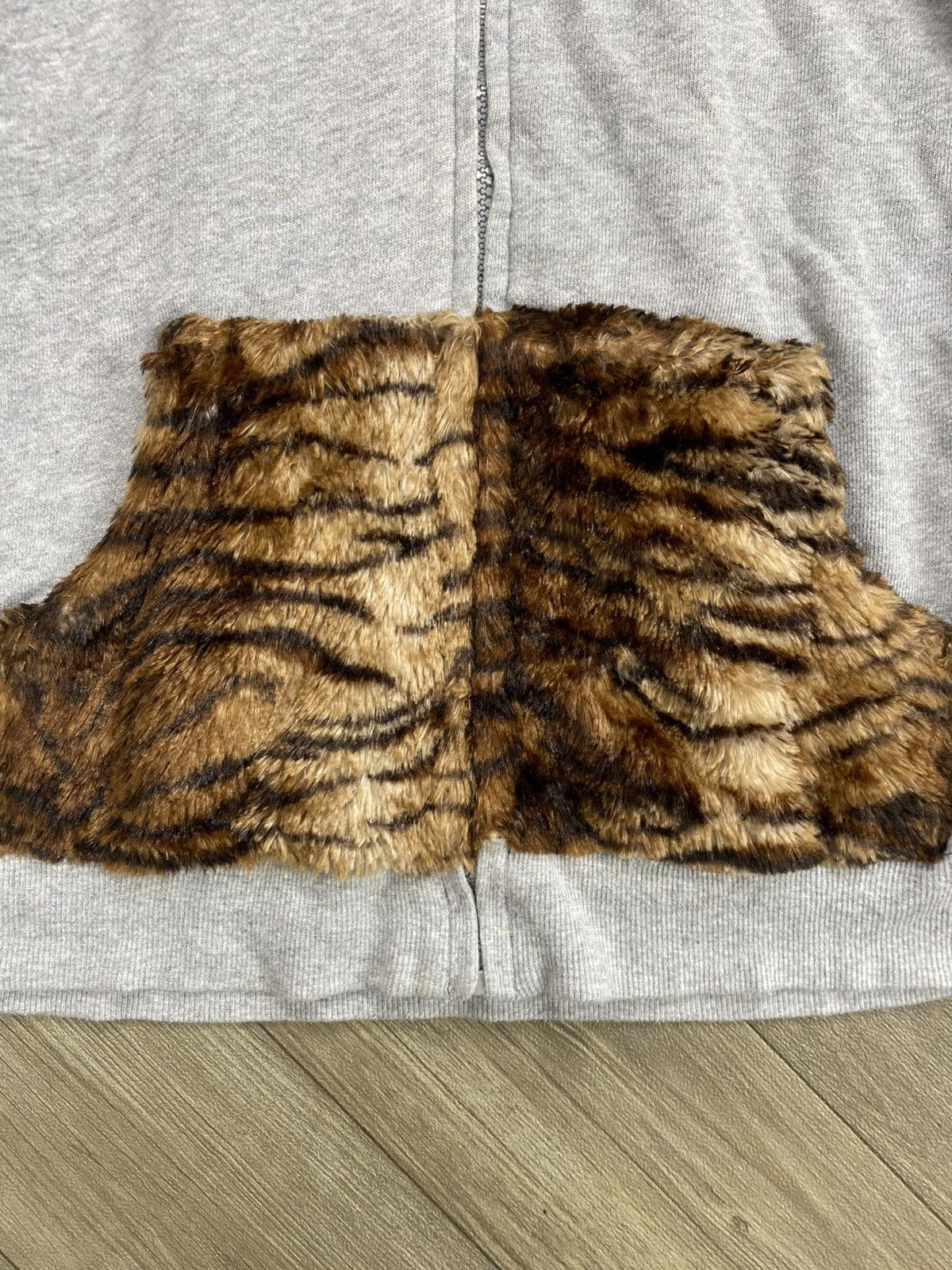 Japanese Brand Y2K Japanese Archive Ifsixwasnine Lgb Style Fur Zip Hoodie Size US L / EU 52-54 / 3 - 7 Thumbnail