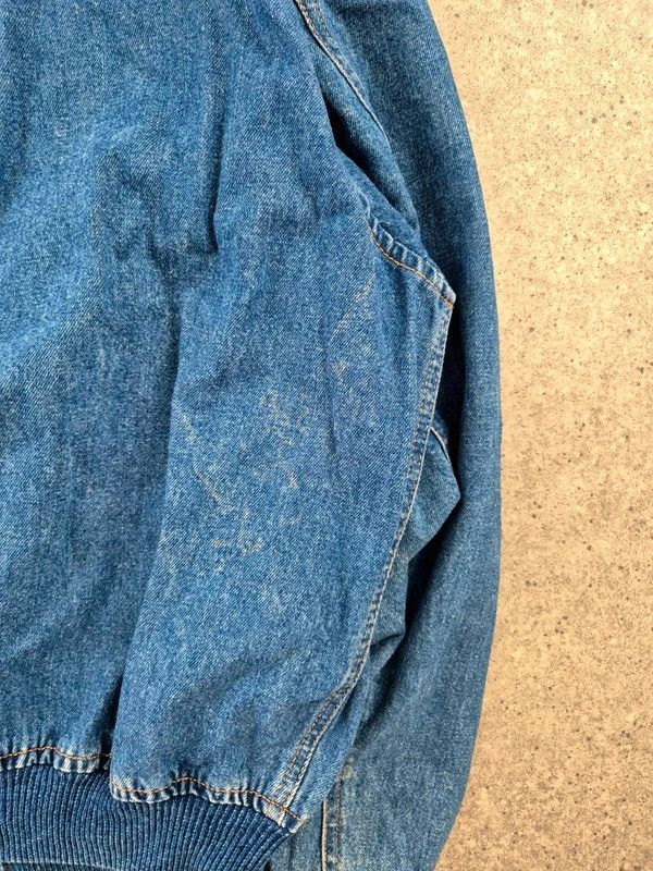 Emporio Armani Emporio Armani Mens Blue 80s Denim Bomber Jacket Size 48 Size US M / EU 48-50 / 2 - 6 Thumbnail