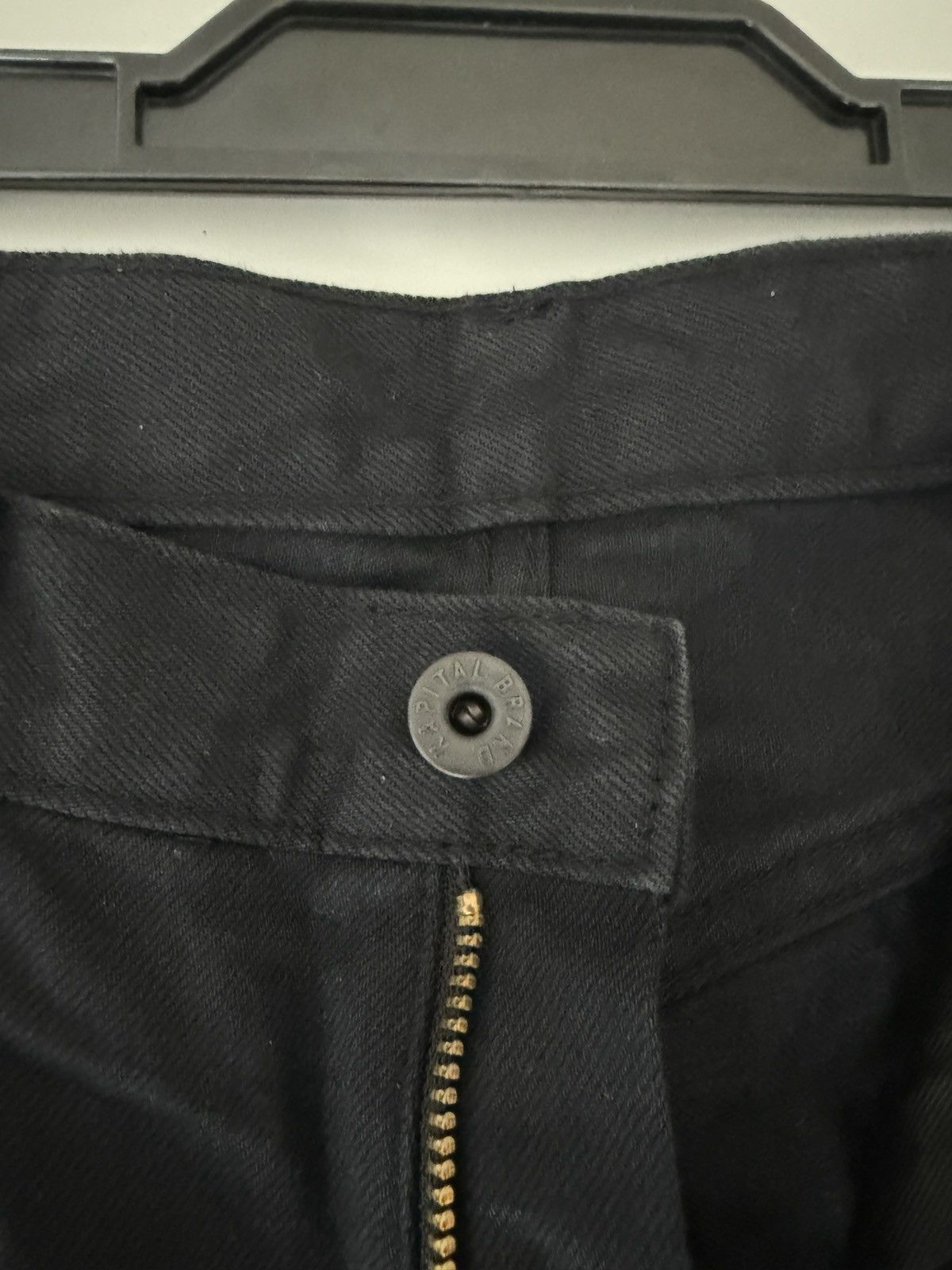 Kapital 14oz Black x Black Denim Club Baggy 5-Pocket Pants Size US 32 / EU 48 - 6 Thumbnail