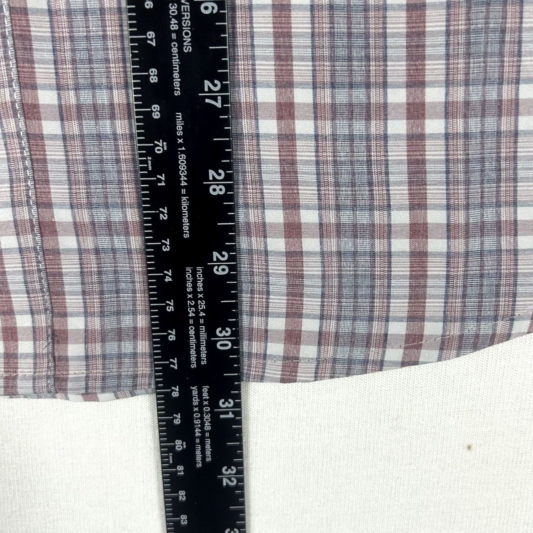 Wrangler Wrangler ATG Utility Shirt Red Short Sleeve Button-Up Nylon Polyester Outdoor Mens M Size US M / EU 48-50 / 2 - 5 Thumbnail