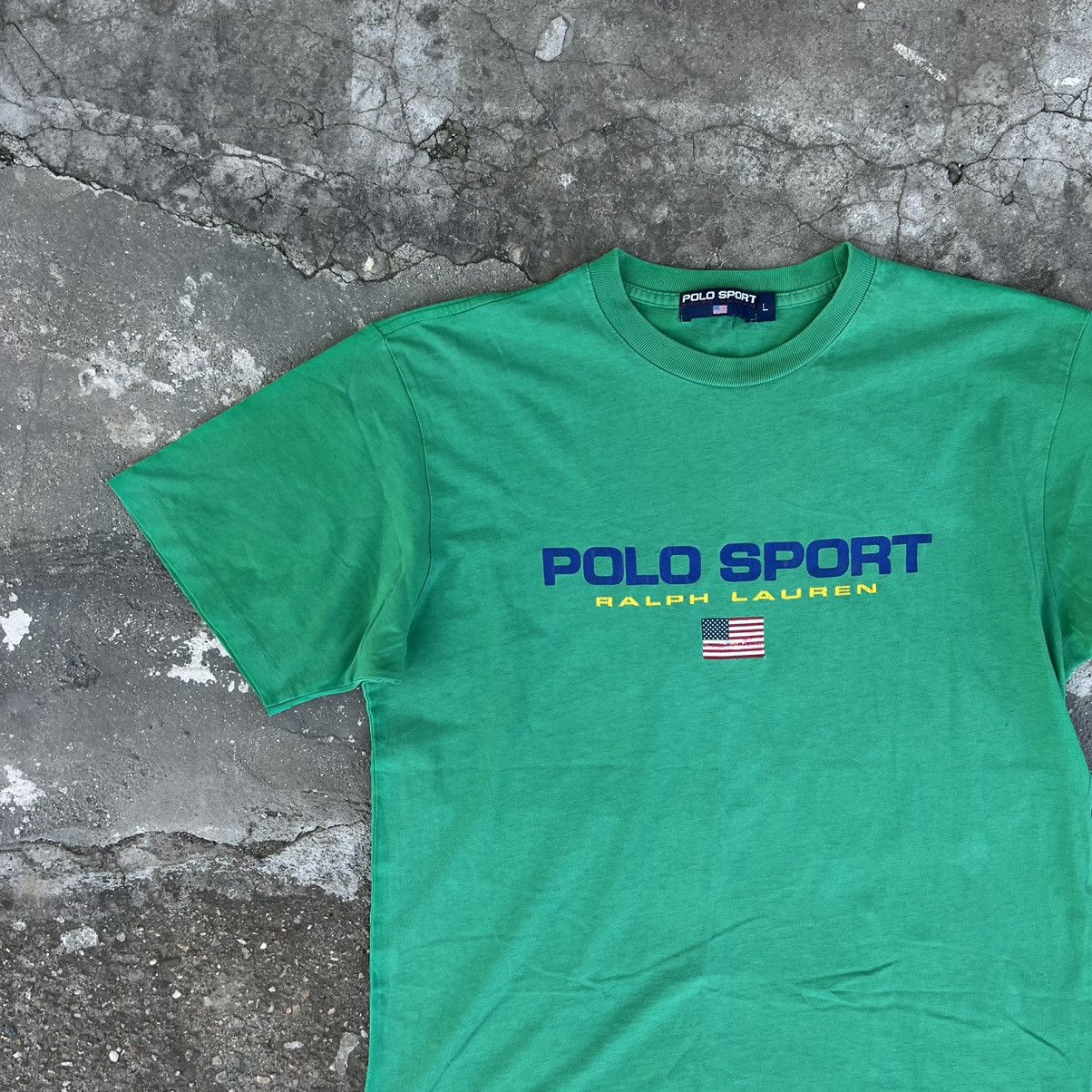 Polo Ralph Lauren × Vintage Polo Sport Ralph Lauren Short Sleeve T Shirt Logo Tee y2k Size US L / EU 52-54 / 3 - 4 Thumbnail