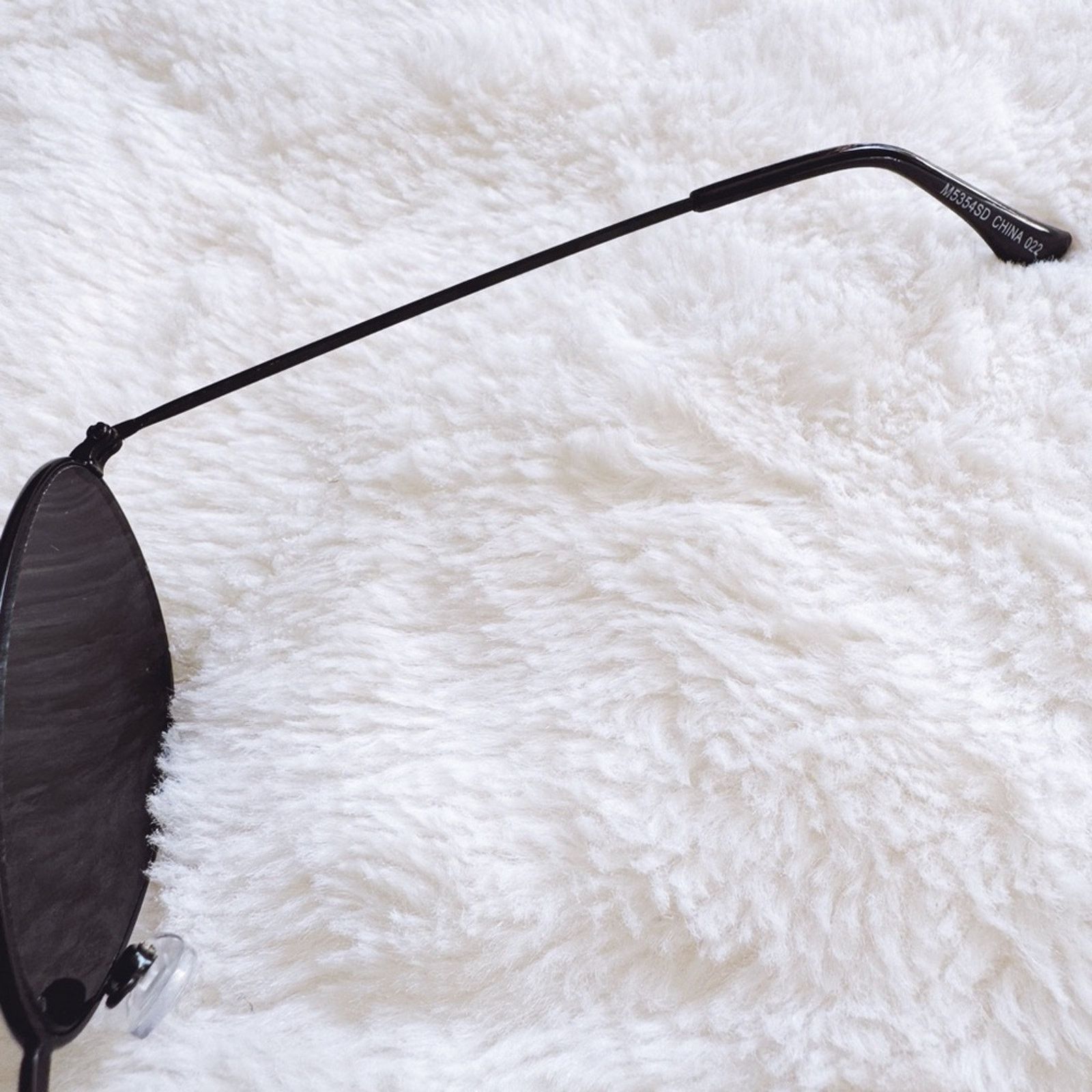 Other Carl Black Aviator Slim Sunglasses Size ONE SIZE - 7 Thumbnail