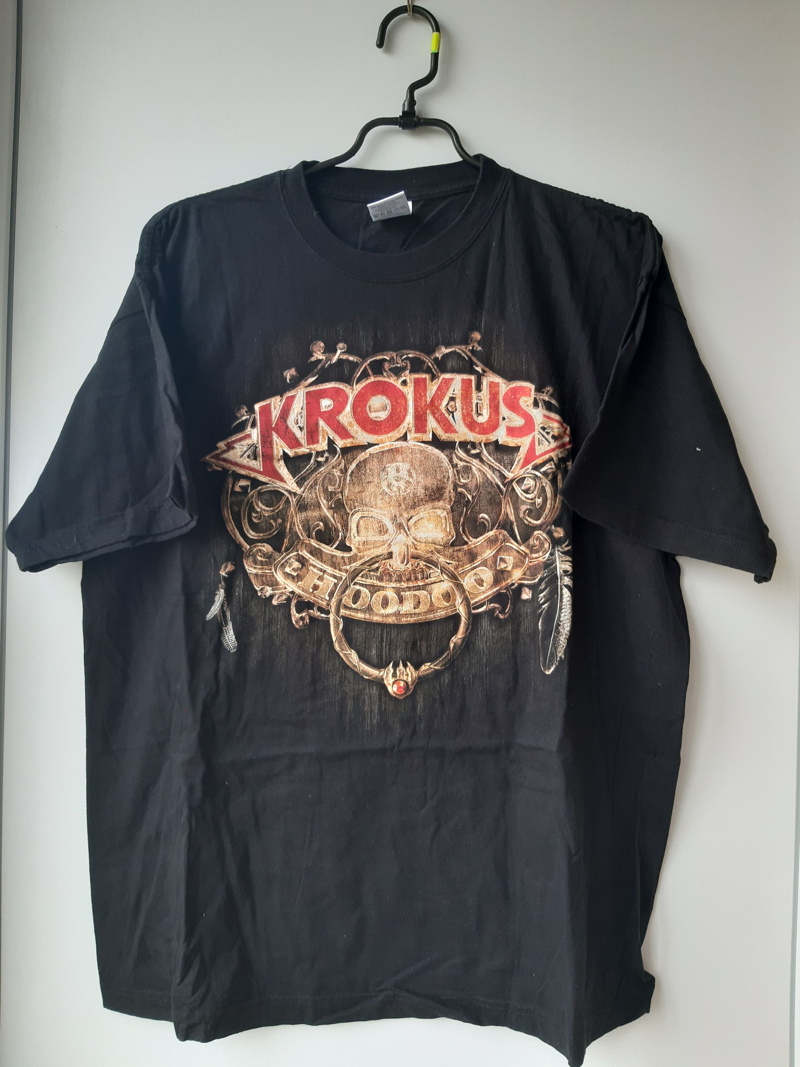 Band Tees × Vintage Vintage Krokus Skull Full Print T-shirt Size US XL / EU 56 / 4 - 1 Thumbnail