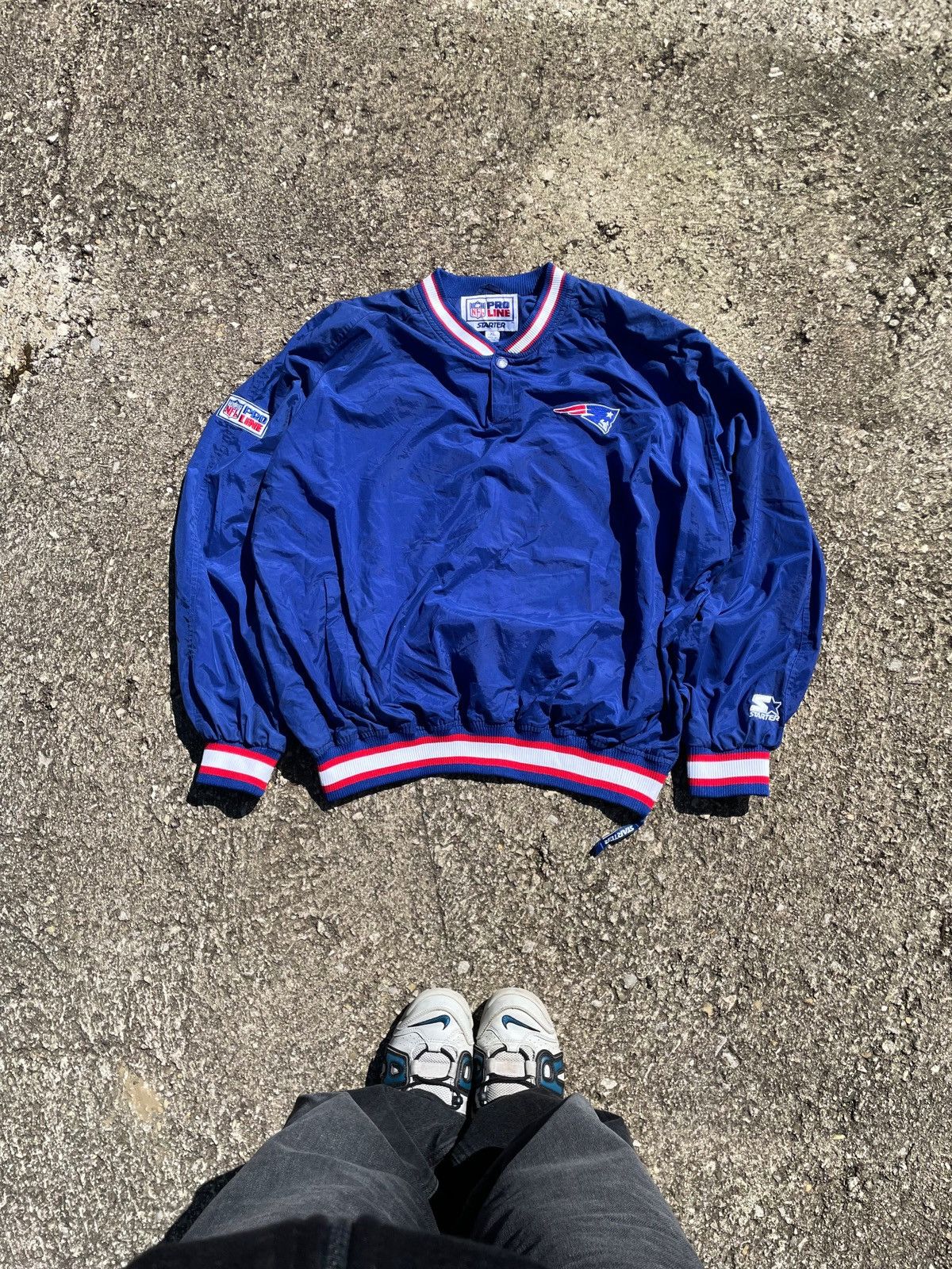 NFL × Starter × Vintage Vintage 90s Starter New England Patriots NFL Jacket Size US XL / EU 56 / 4 - 2 Thumbnail
