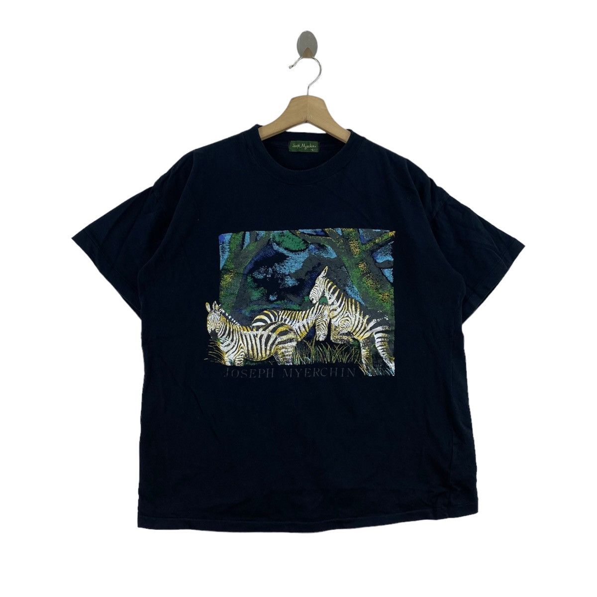 Japanese Brand JOSEPH MYERCHIN Japanese Brand Zebra Habitat Print Design Size US L / EU 52-54 / 3 - 1 Thumbnail