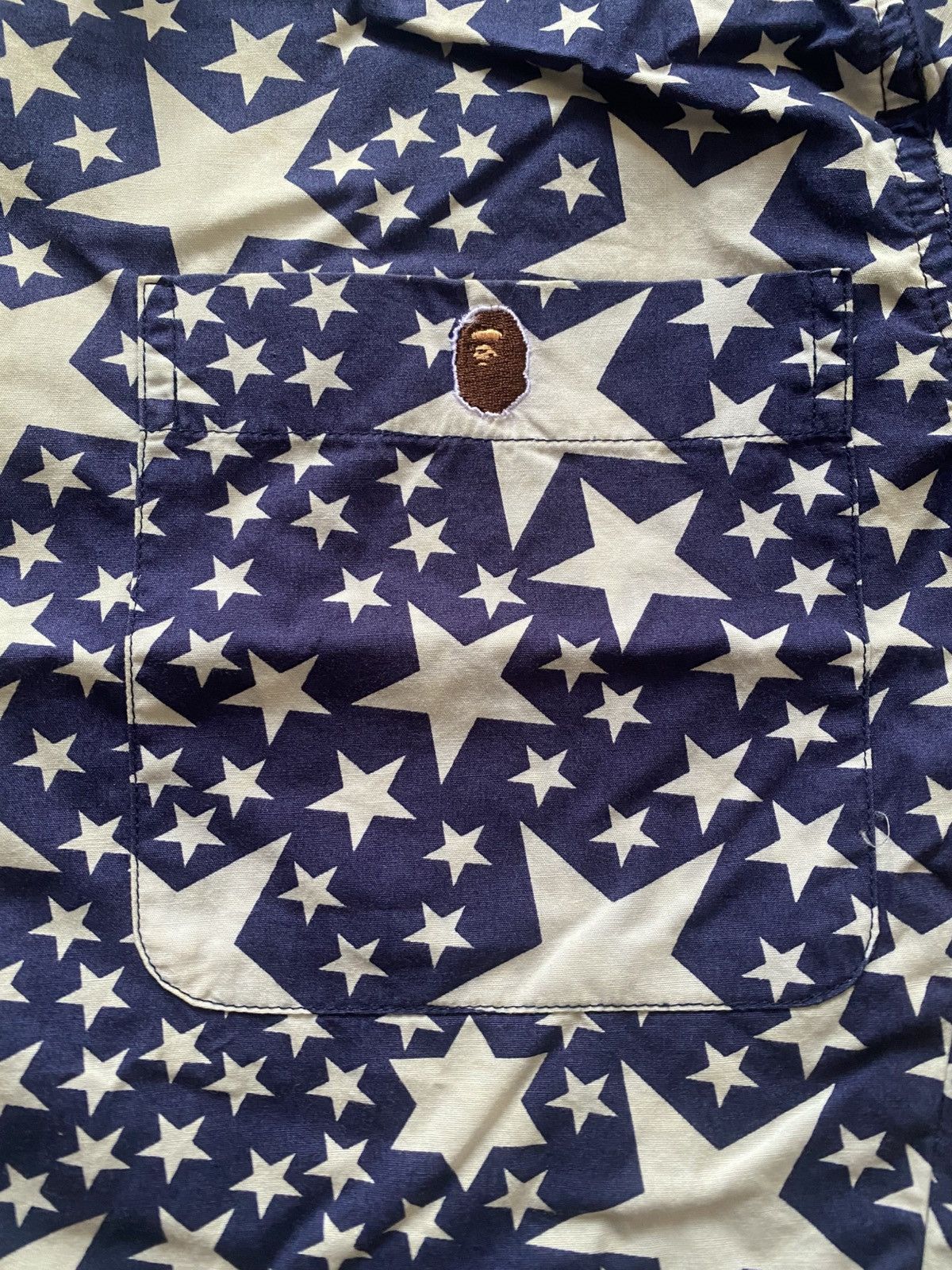 Bape Bathing Ape All-Over Star Print Long-Sleeve Shirt Size US M / EU 48-50 / 2 - 11 Thumbnail