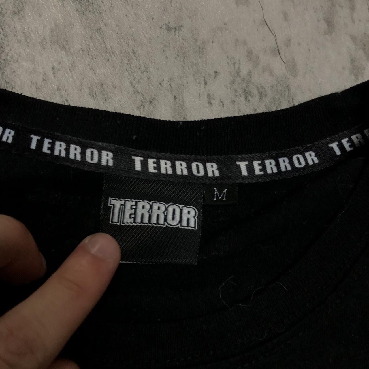 Other Terror black T-shirt vinatge boxy Size US M / EU 48-50 / 2 - 3 Thumbnail