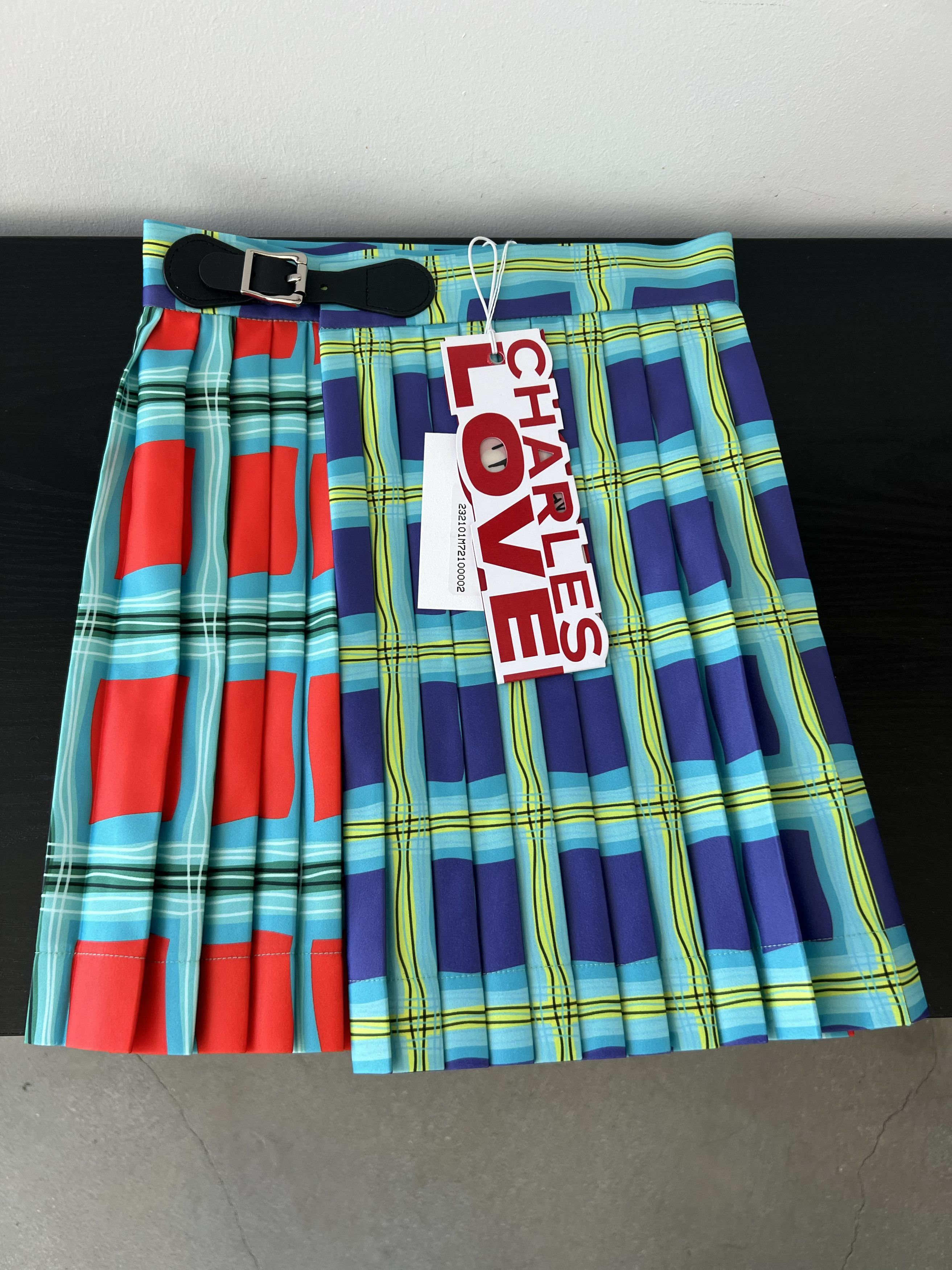 Charles Jeffrey LOVERBOY ***KIDS**** Multicolor Check Skirt | Grailed 