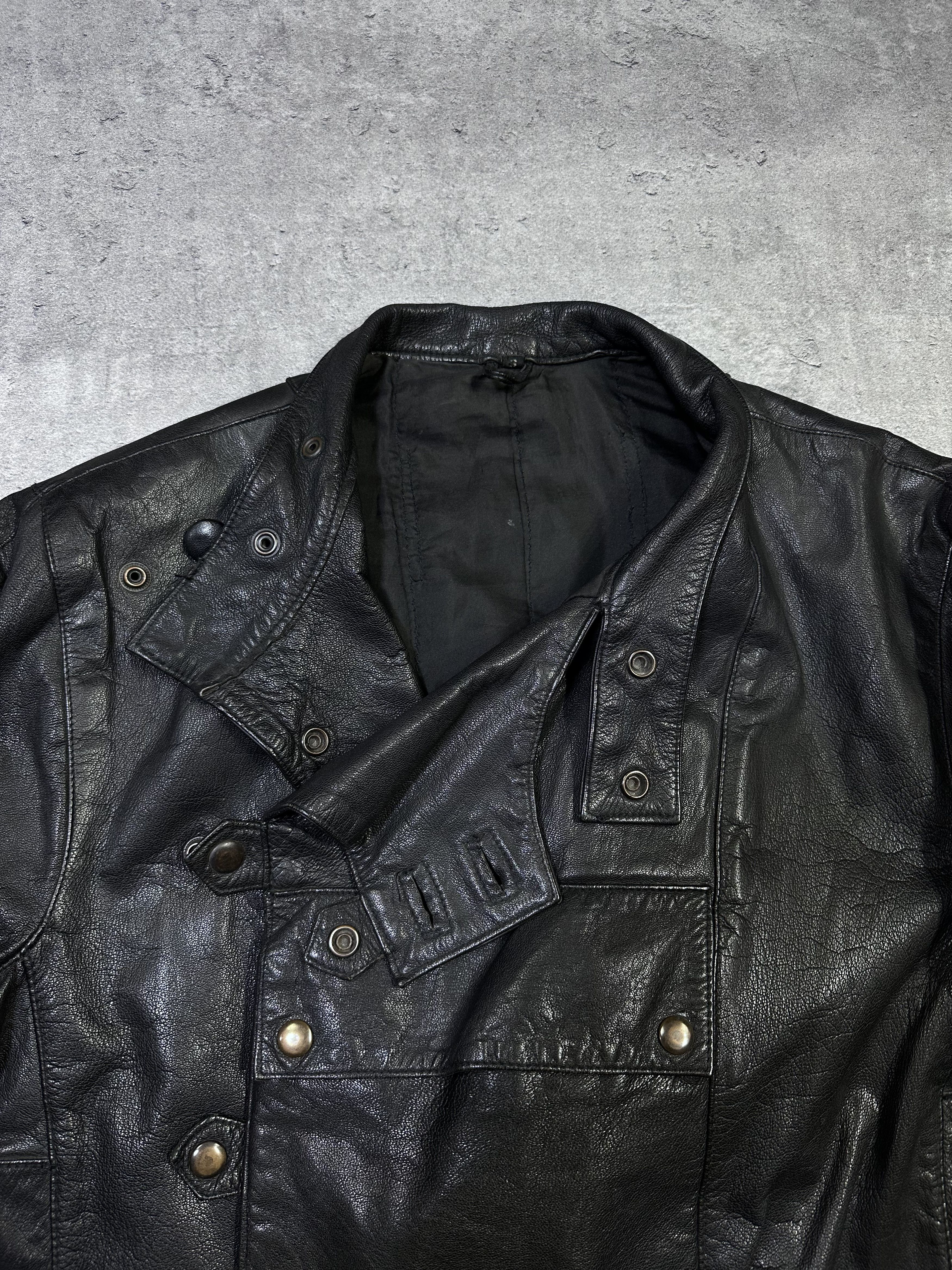 Vintage Vintage 60s/70s swedish leather ramones jacket black Size US L / EU 52-54 / 3 - 7 Thumbnail