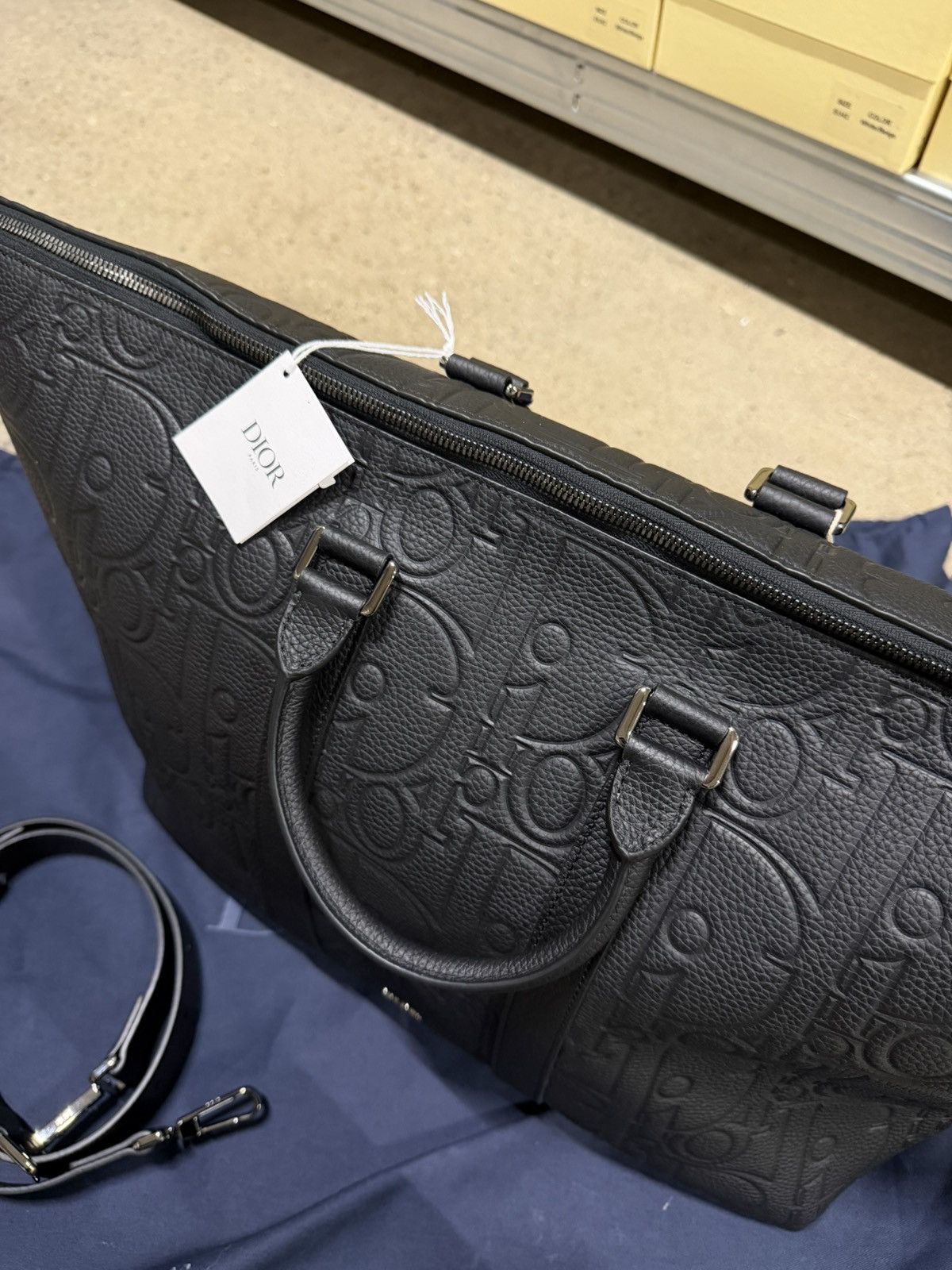Dior Dior Gravity Leather Duffle Bag NEW 4500$ Size ONE SIZE - 2 Thumbnail