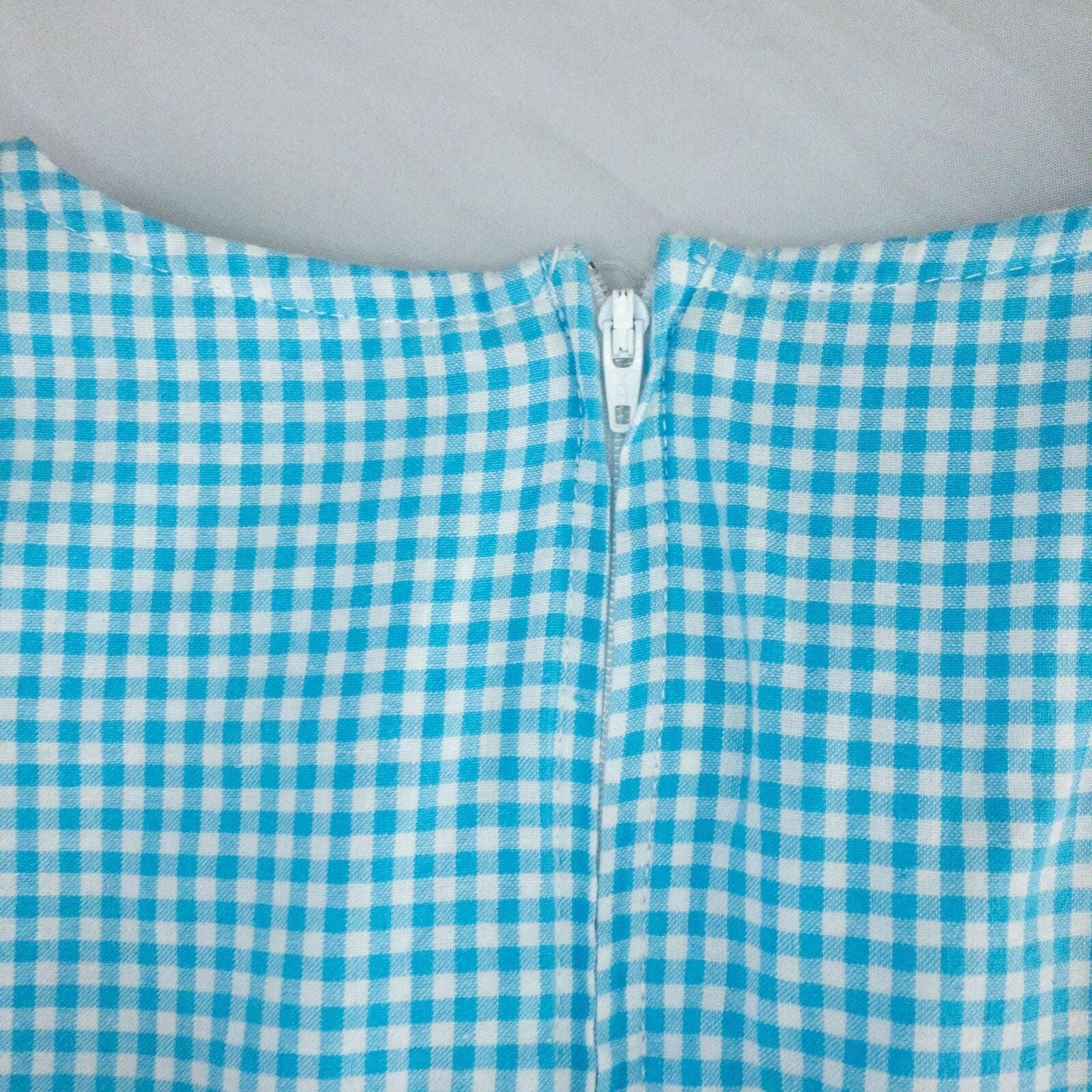 Faded Glory Faded Glory Vintage Blue & White Gingham Dress Womens Small Size S / US 4 / IT 40 - 9 Thumbnail
