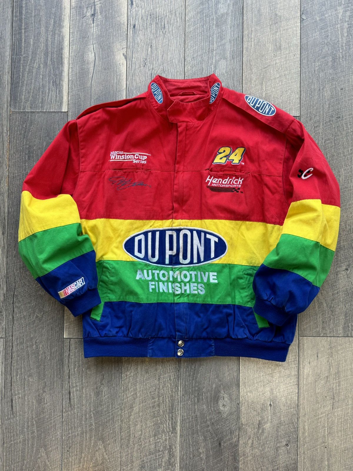 Jeff Hamilton × Jh Design × NASCAR Vintage nascar jacket m&m