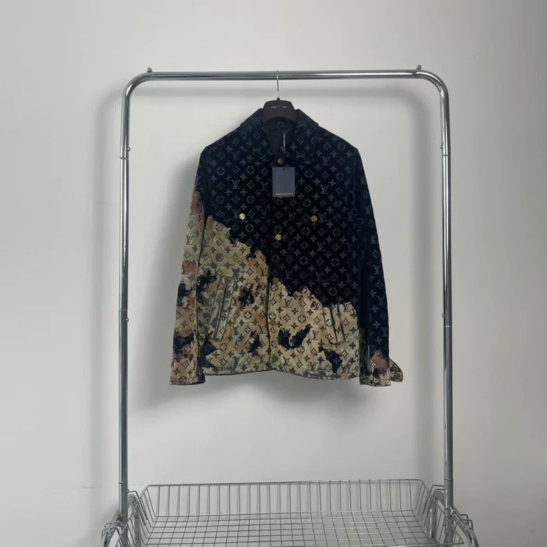 Louis Vuitton Louis Vuitton Fire Cloud Denim Jacket Size US S / EU 44-46 / 1 - 1 Thumbnail