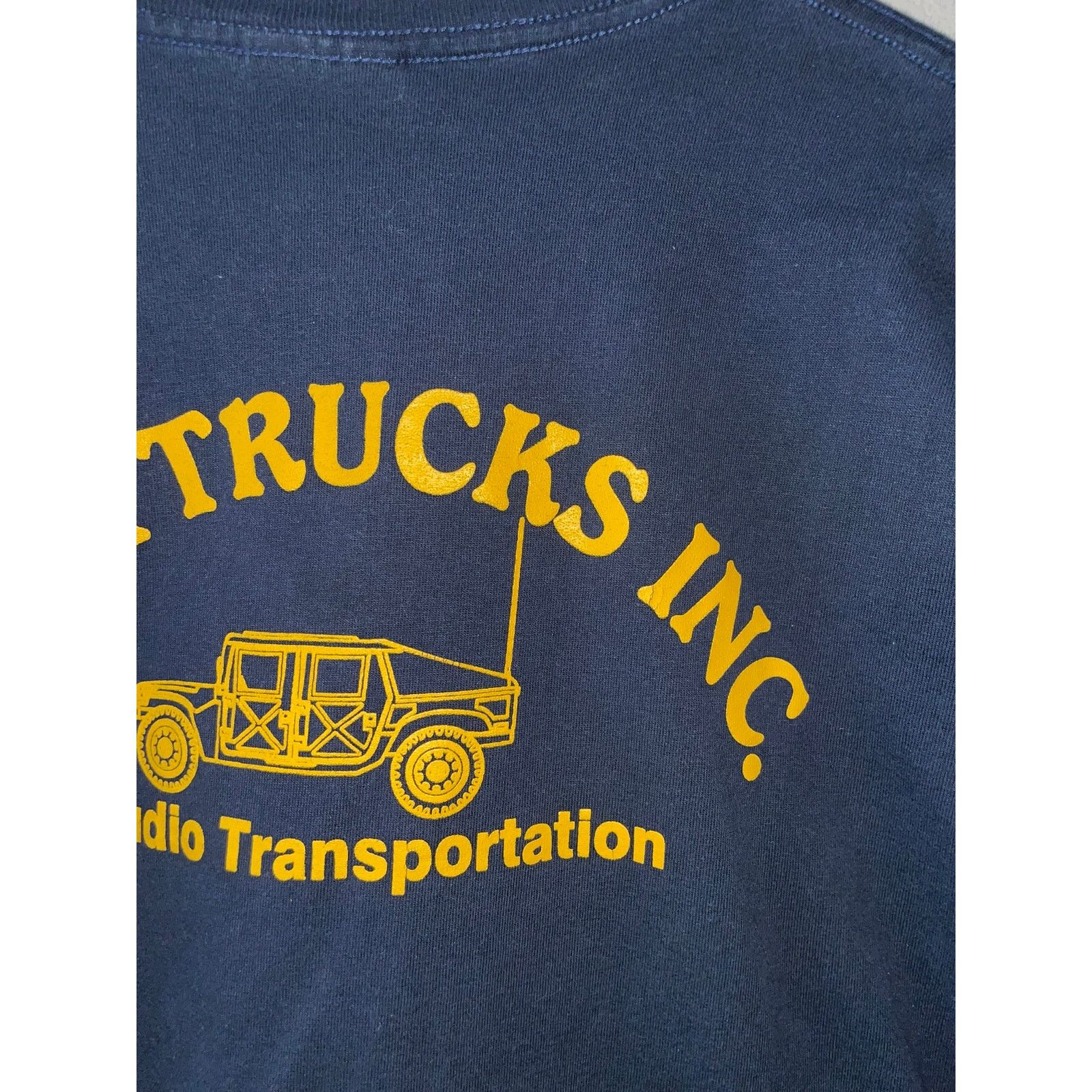 INTERMIX Jarhead Marine Army Trucks Shirt Blue XL Car Graphic Tee Size US XL / EU 56 / 4 - 7 Thumbnail