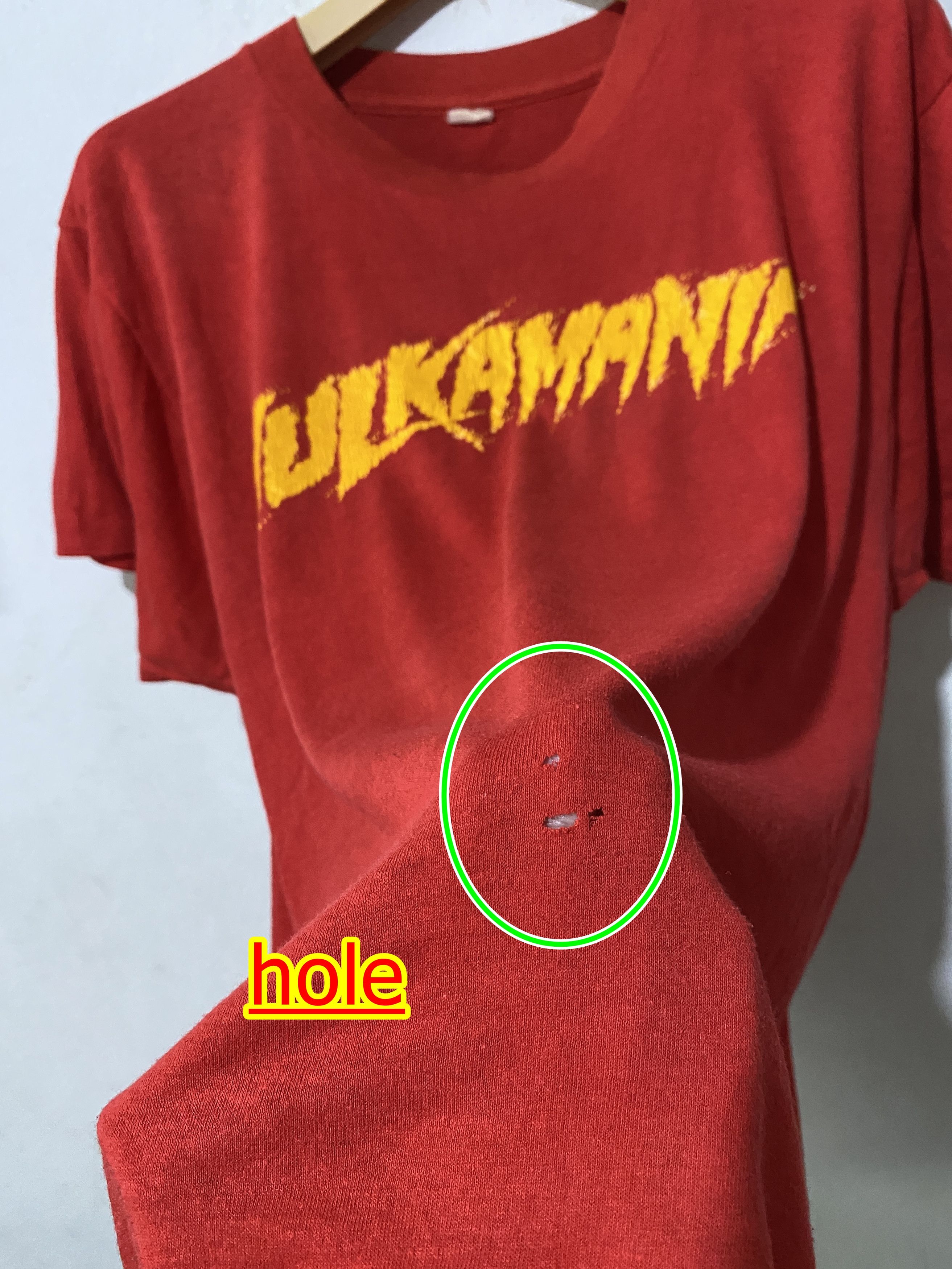 Vintage × WCW/nWo × WWF Vintage 80s Hulk Hogan Shirt Size US M / EU 48-50 / 2 - 7 Thumbnail