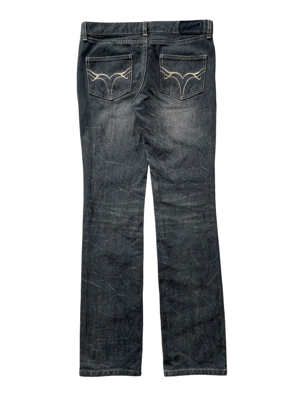 Who Decides War 2000s Jackrose - Washed Distressed Jeans Size US 31 - 2 Thumbnail