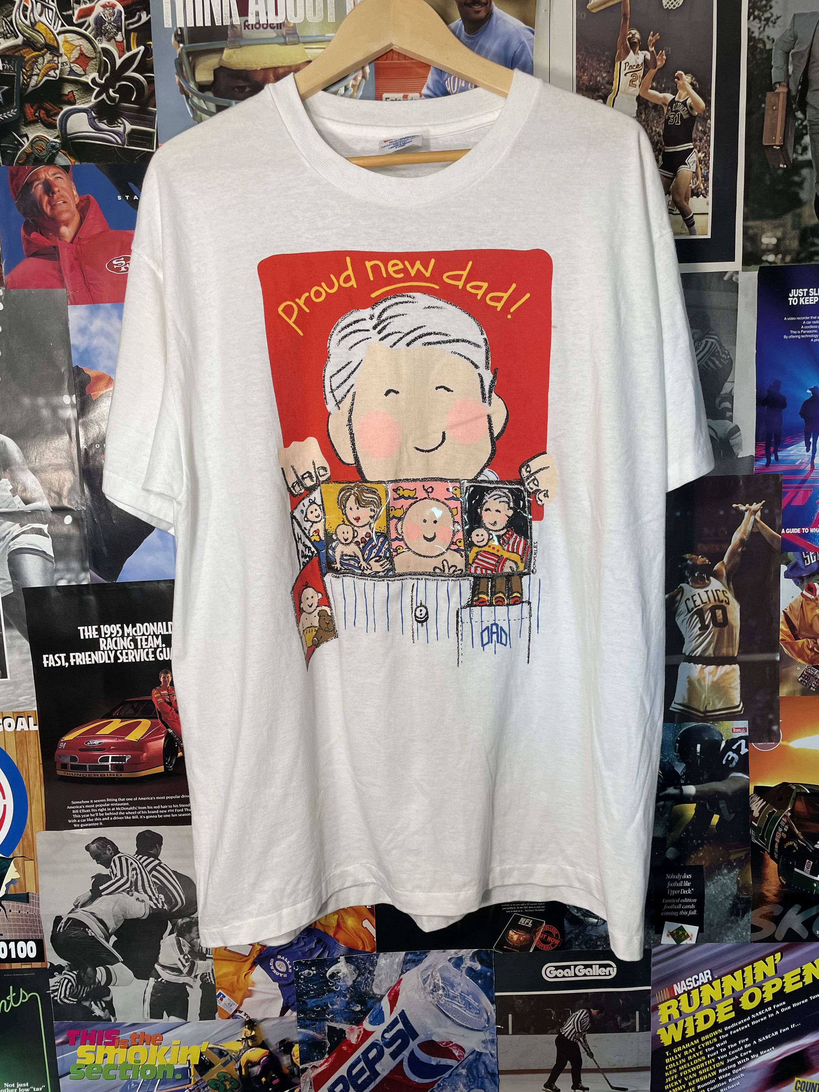 Vintage Vintage New Dad Tee Size US XL / EU 56 / 4 - 1 Thumbnail