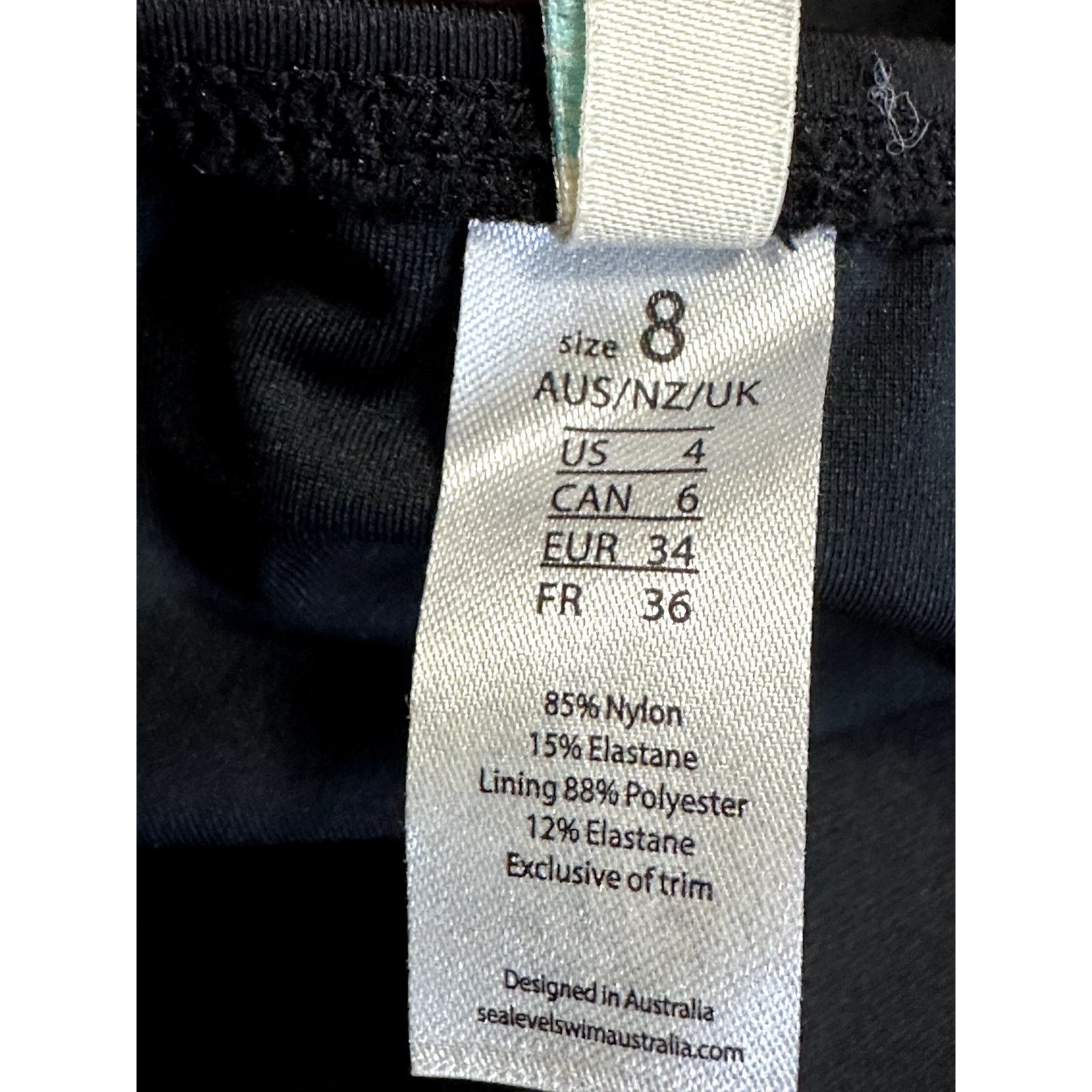 Other Sea Level Swim Tank Twist Front Adjustable Straps Black 4 Size S / US 4 / IT 40 - 9 Thumbnail
