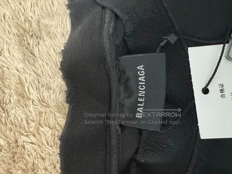 Balenciaga Balenciaga Letter print slim fit short sleeve t-shirt Size M / US 6-8 / IT 42-44 - 4 Thumbnail