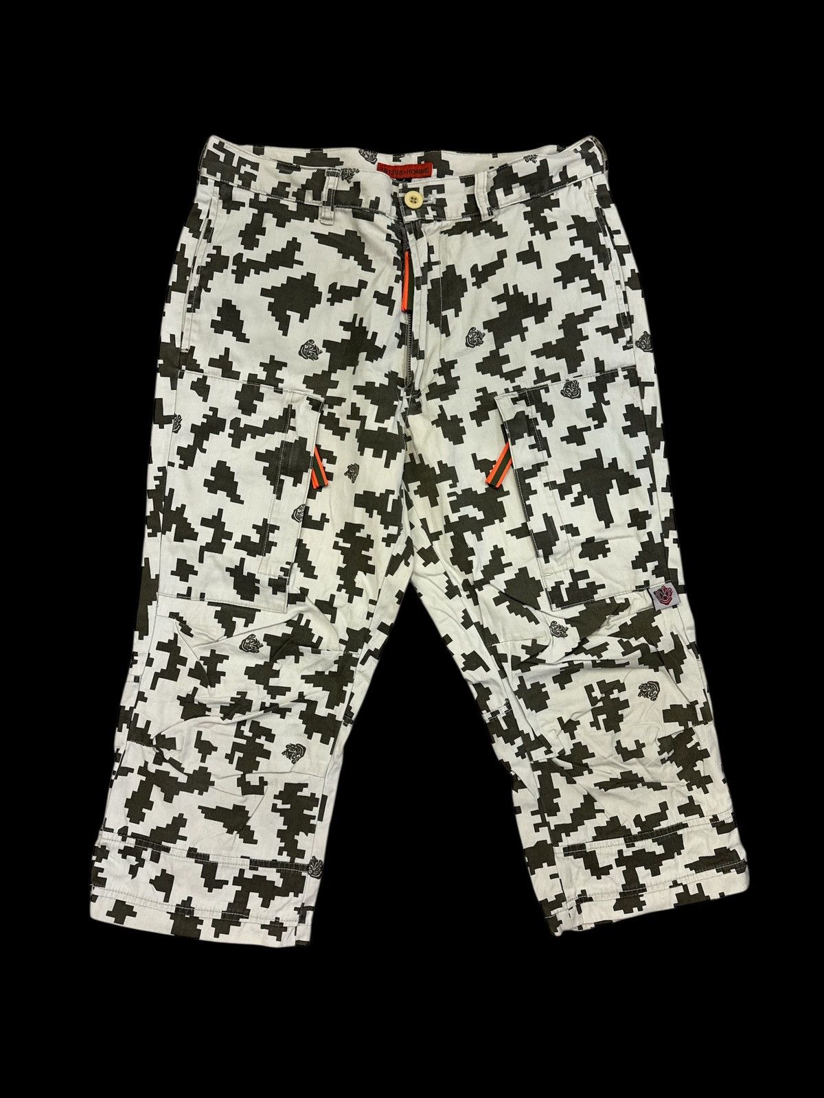 291295=Homme 291295 HOMME DIGITAL CAMOUFLAGE CROPPED PANTS Size US 31 - 1 Thumbnail