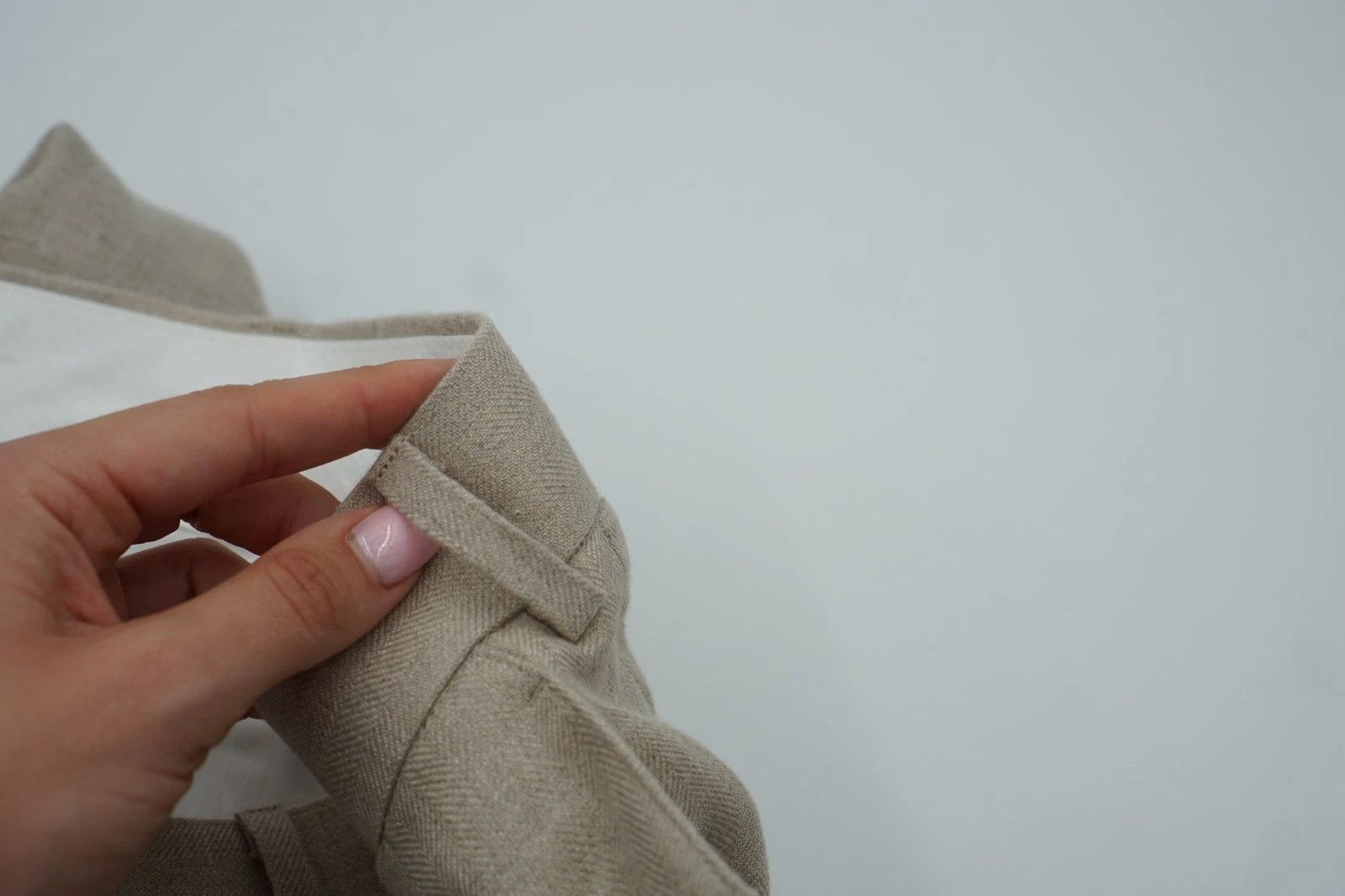 Suitsupply Men Suitsupply Pants 100% Pure Linen Blake Flat Front US46 Size 46R - 4 Thumbnail