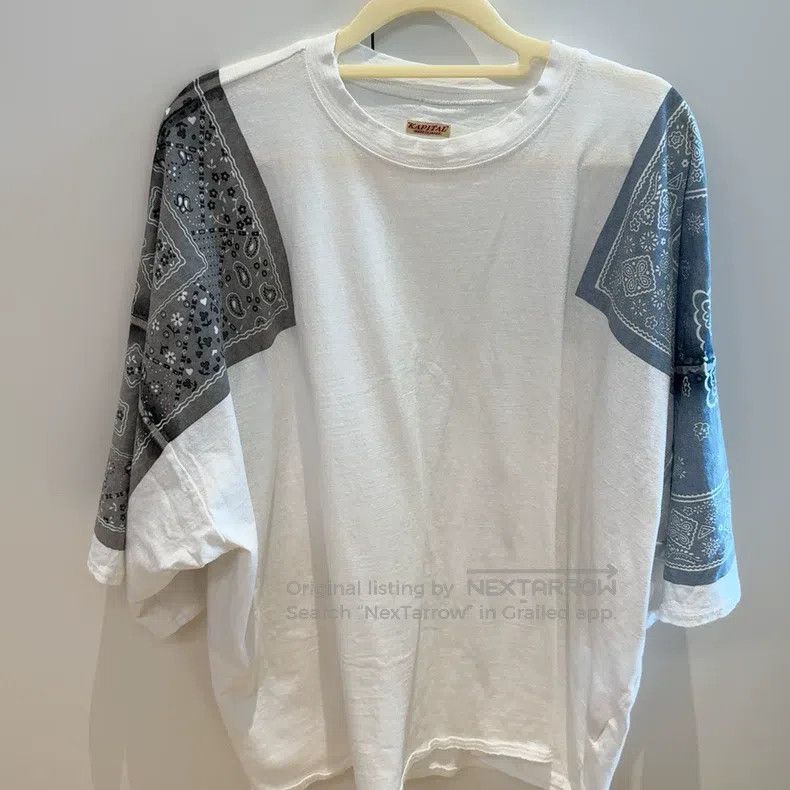 Kapital 25SS new cashew flower stitching sleeves