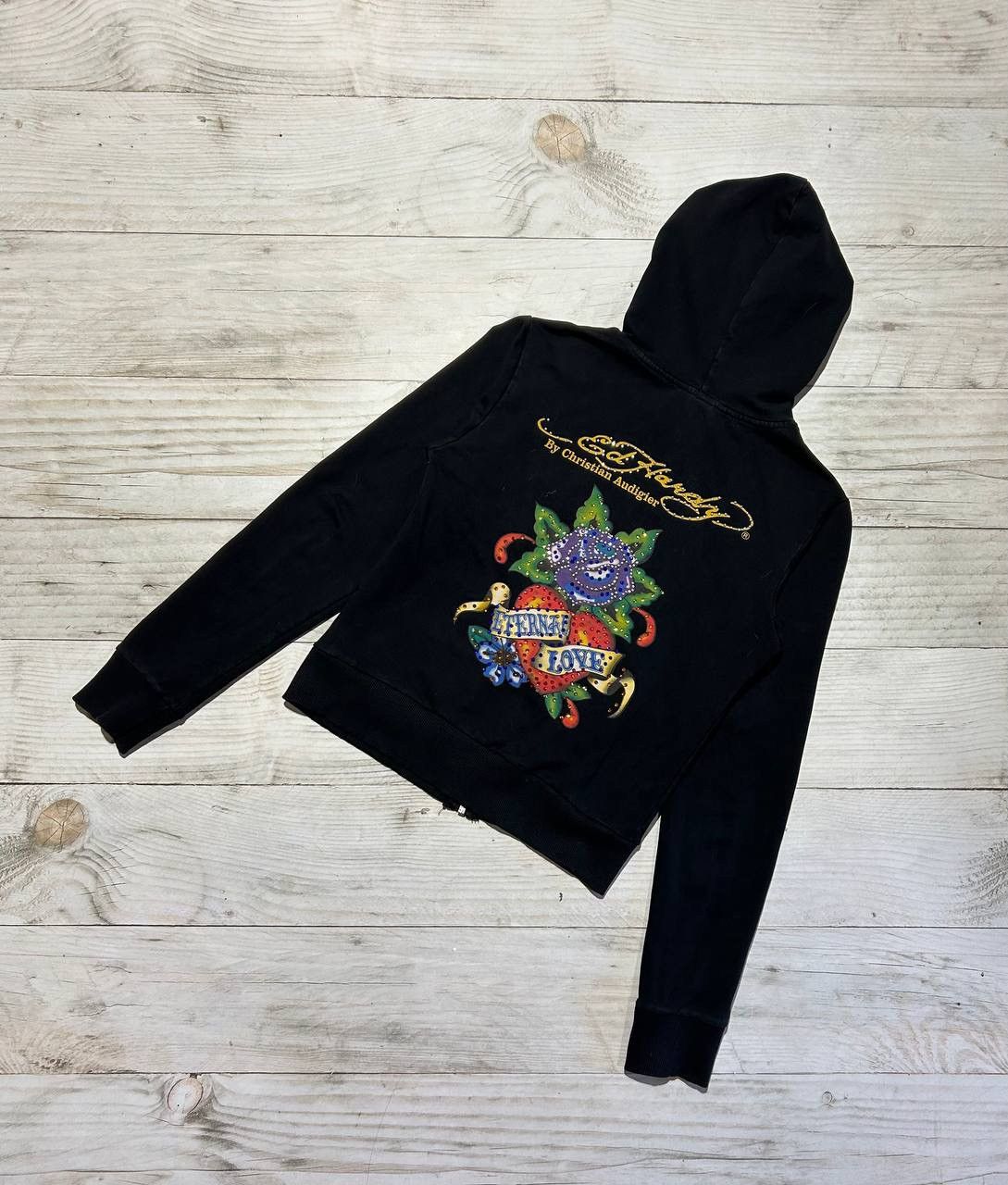 Christian Audigier × Ed Hardy × Vintage Black Vintage Retro Y2K