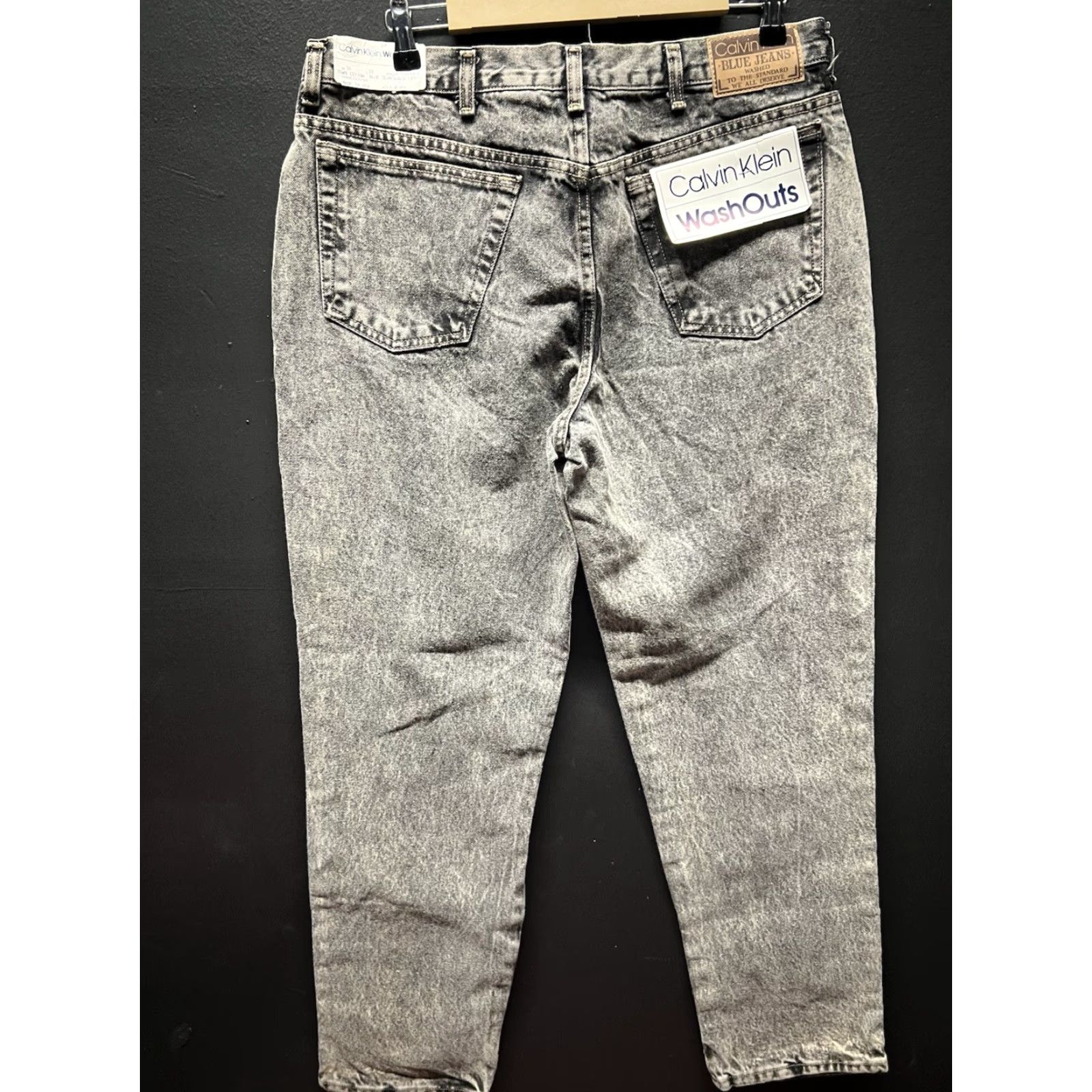 Calvin Klein Calvin Klein Vintage Jeans 38x32 5-Pocket Denim Blue NWT Acid Wash Comfort Relaxed Medium Washouts NWT Size US 38 / EU 54 - 3 Thumbnail
