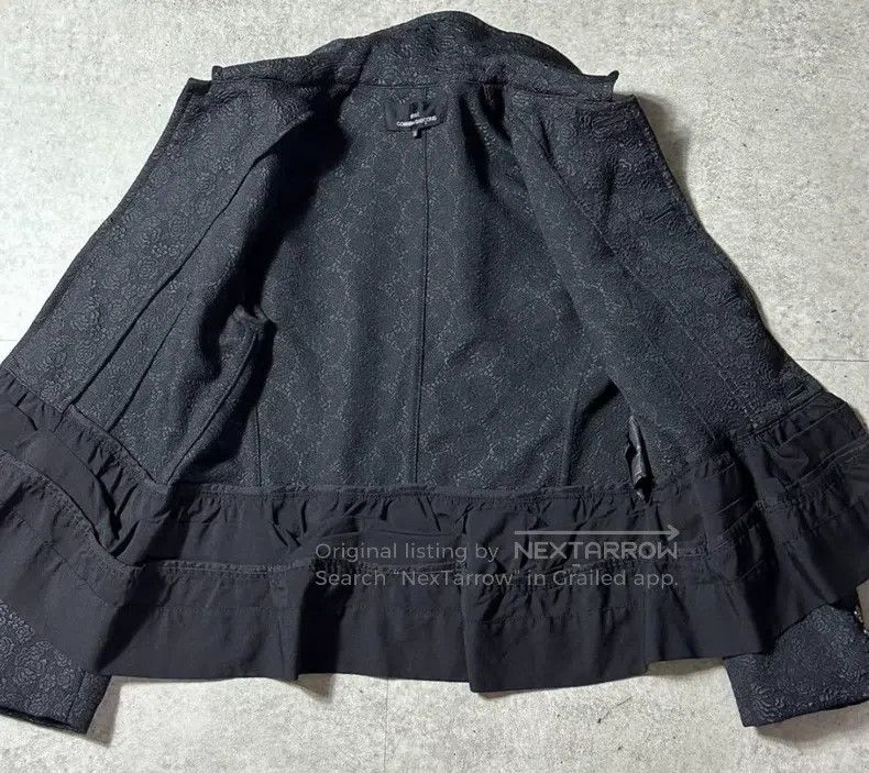 Comme des Garcons Comme Des Garcons Round-neck floral embroidered wool jacke Size M / US 6-8 / IT 42-44 - 7 Thumbnail