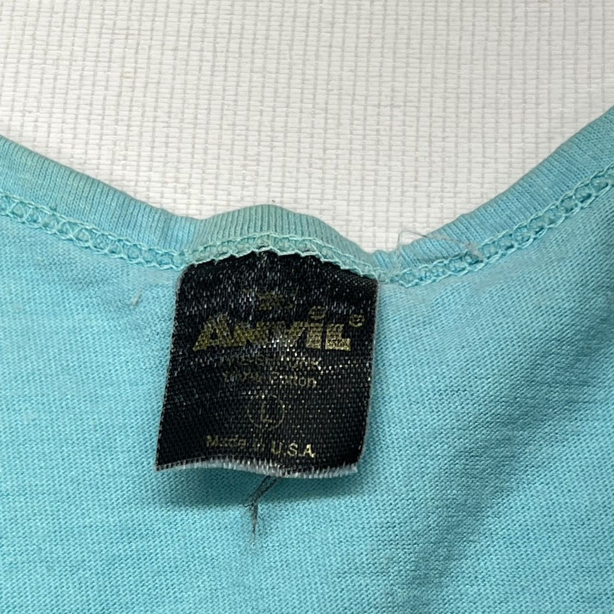 Anvil × Vintage Lifes A Beach Tee Shirt Sleeveless Surf Cartoon 90s Size US L / EU 52-54 / 3 - 12 Thumbnail