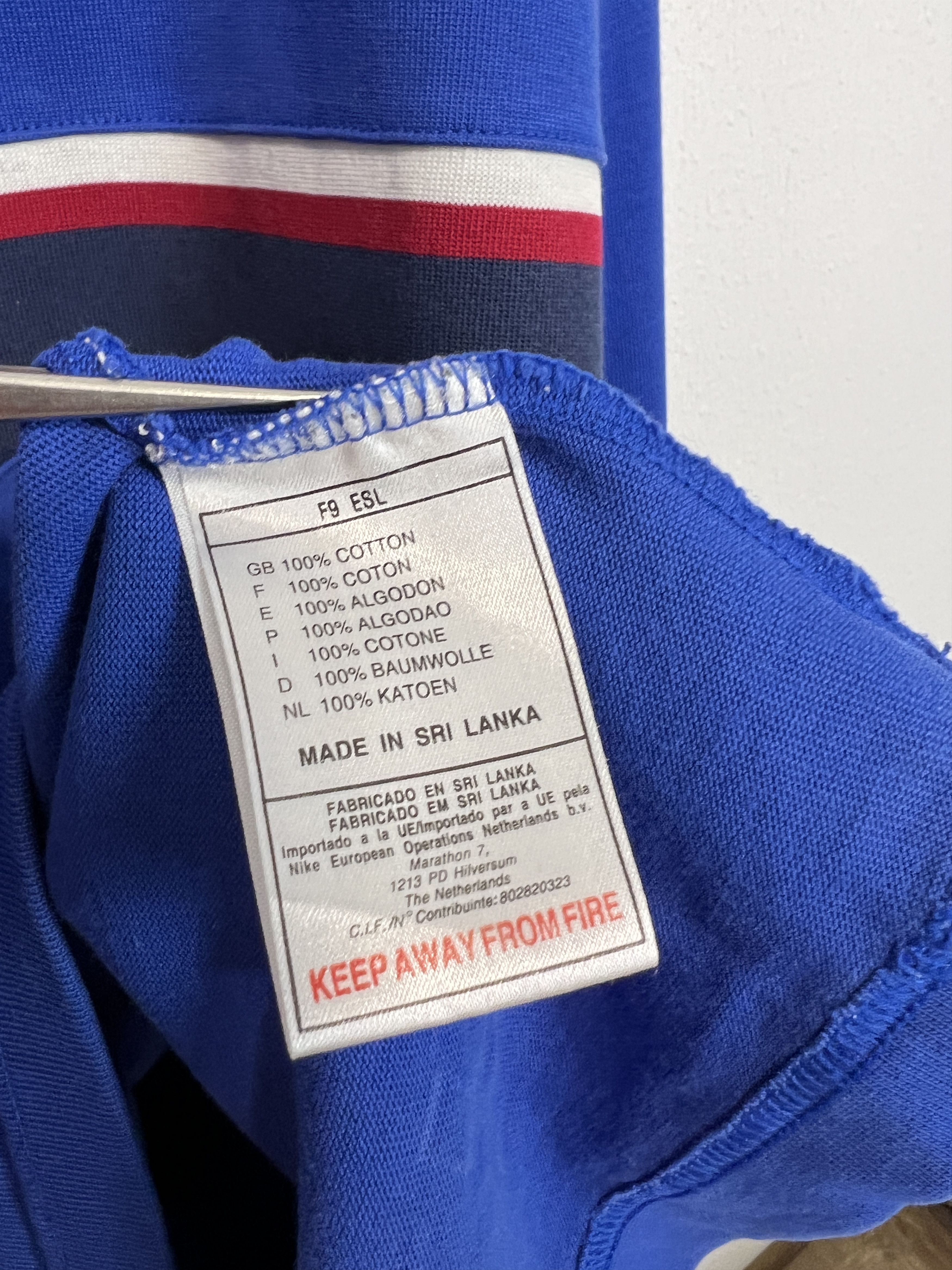 Nike Vintage 90's France Rugby Union Long Sleeve Jersey Trikot Size US XL / EU 56 / 4 - 7 Thumbnail