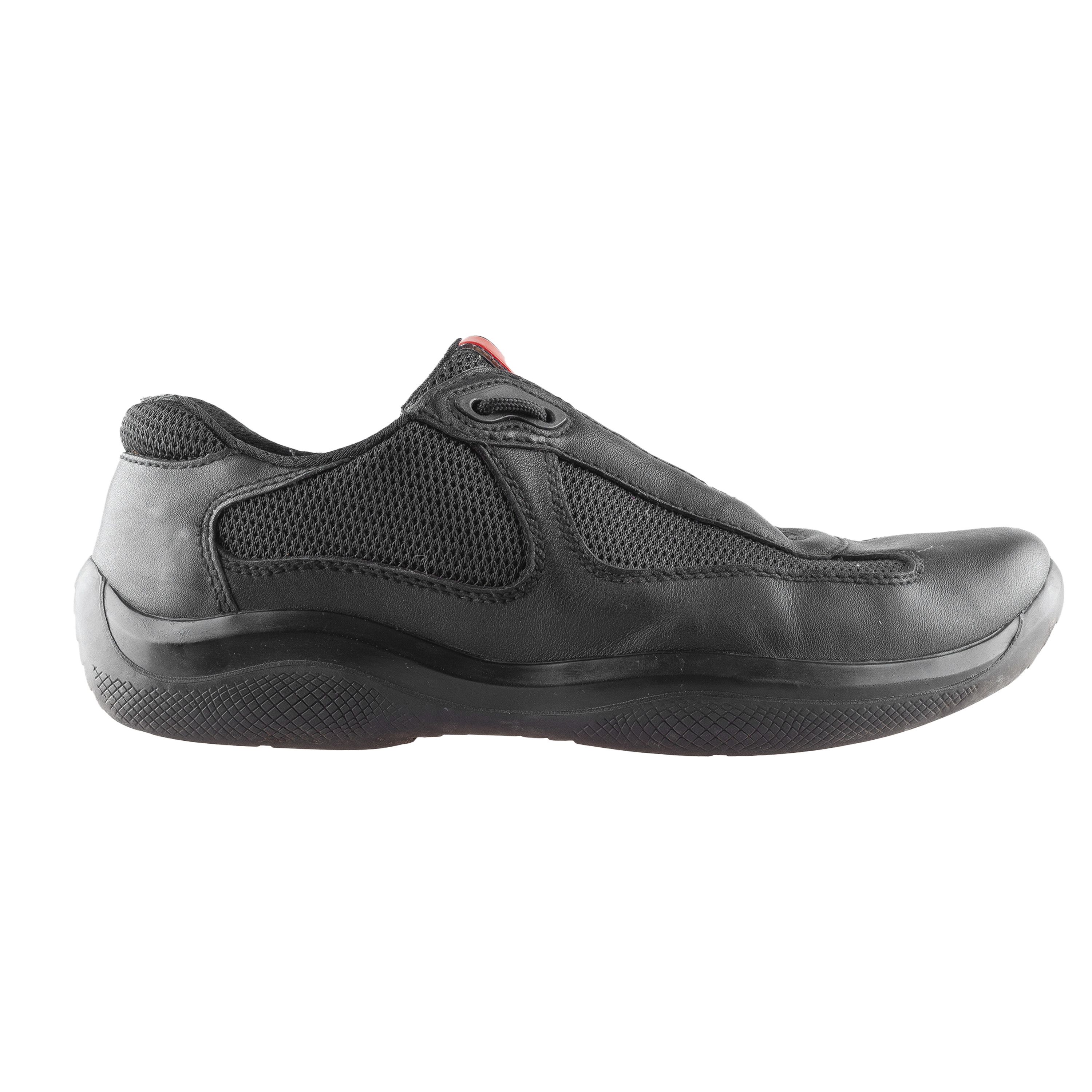 Prada Vintage Prada America’s Cup Black Sneakers (37 EU) Size US 5 / EU 37 - 3 Thumbnail