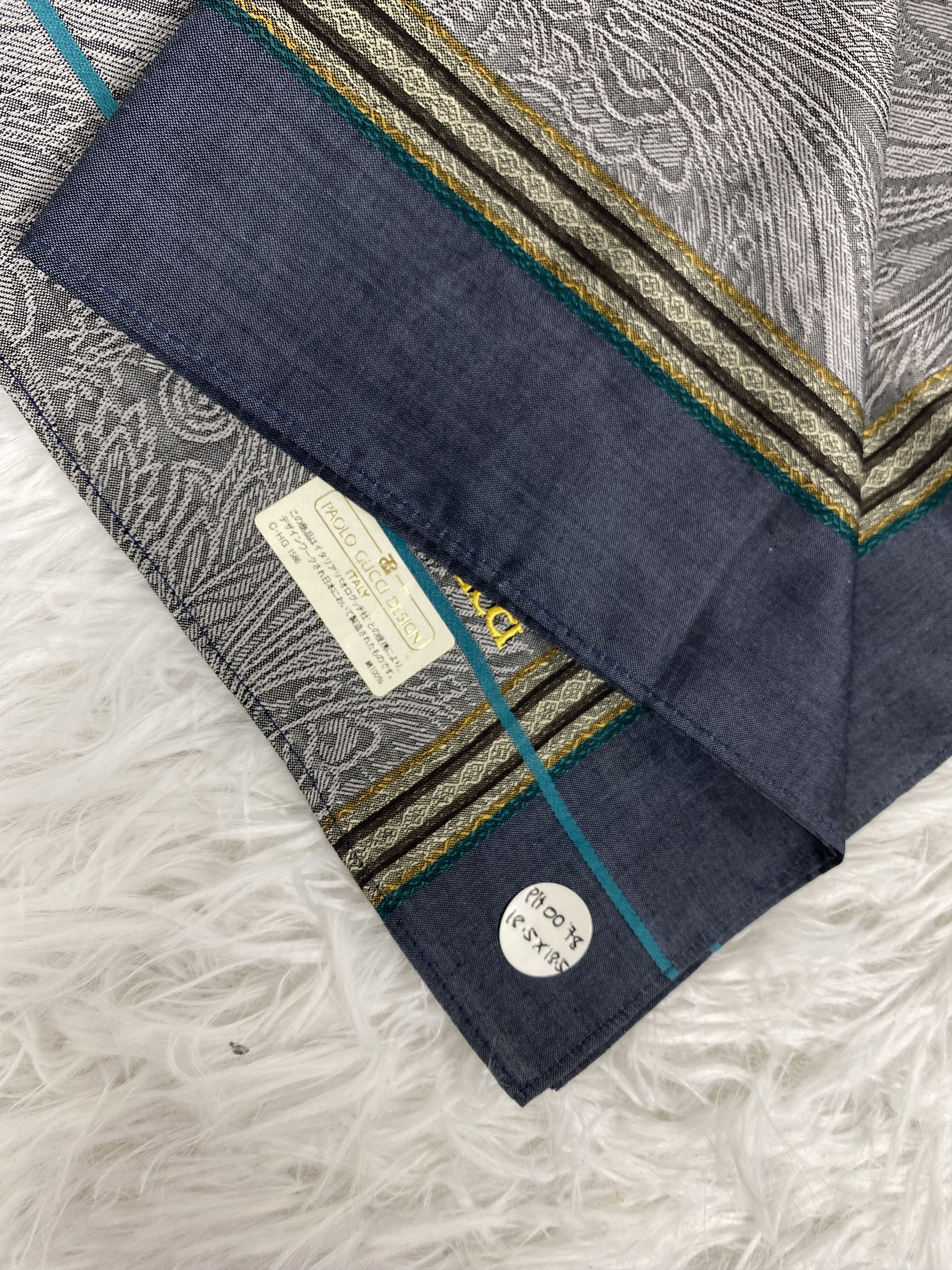 Paolo Gucci Vintage Paolo Gucci Handkerchief PH0078 Size ONE SIZE - 2 Thumbnail