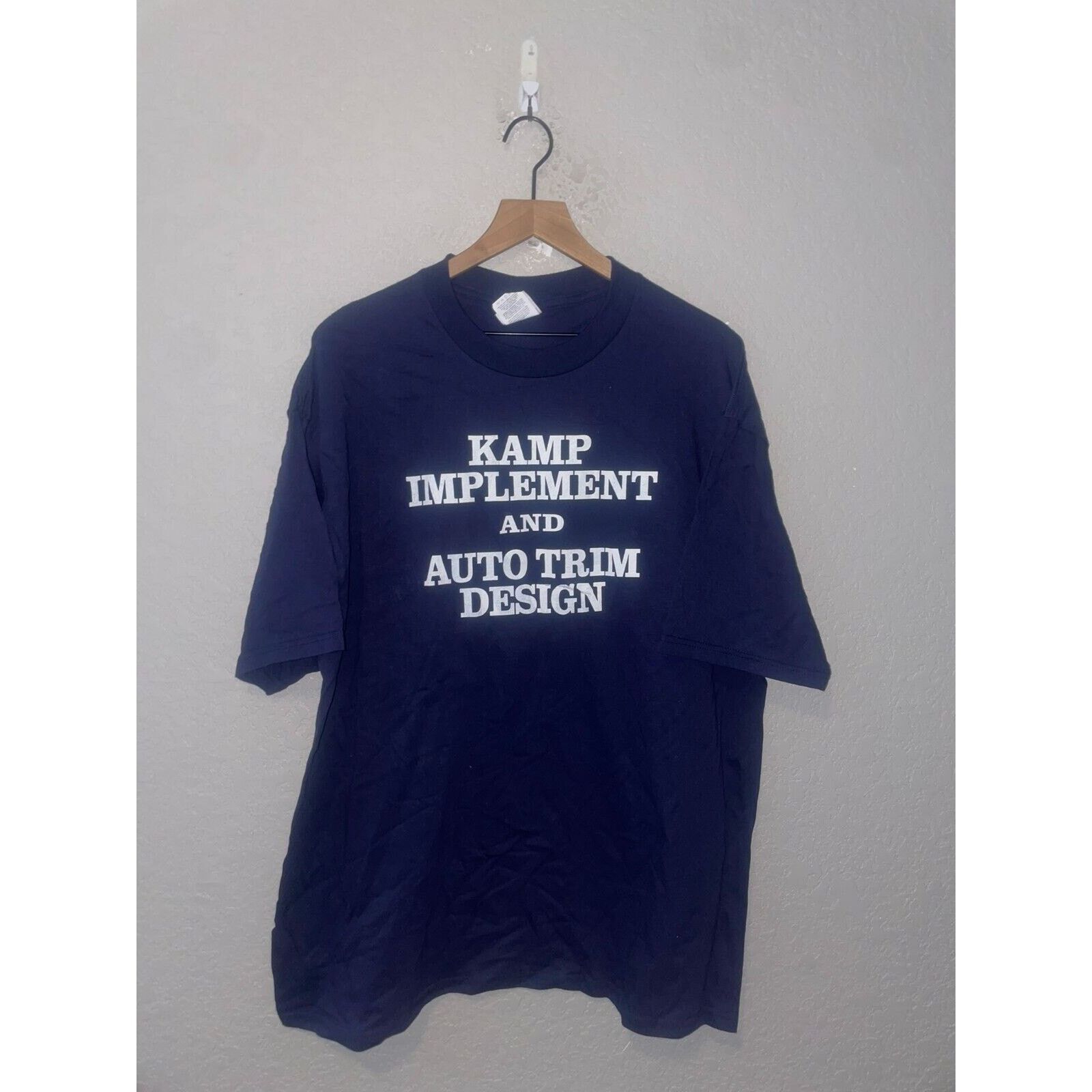 Jerzees Vintage Car Shirt Kamp Implement Auto Trim Shirtworks Tee XL Size US XL / EU 56 / 4 - 1 Thumbnail