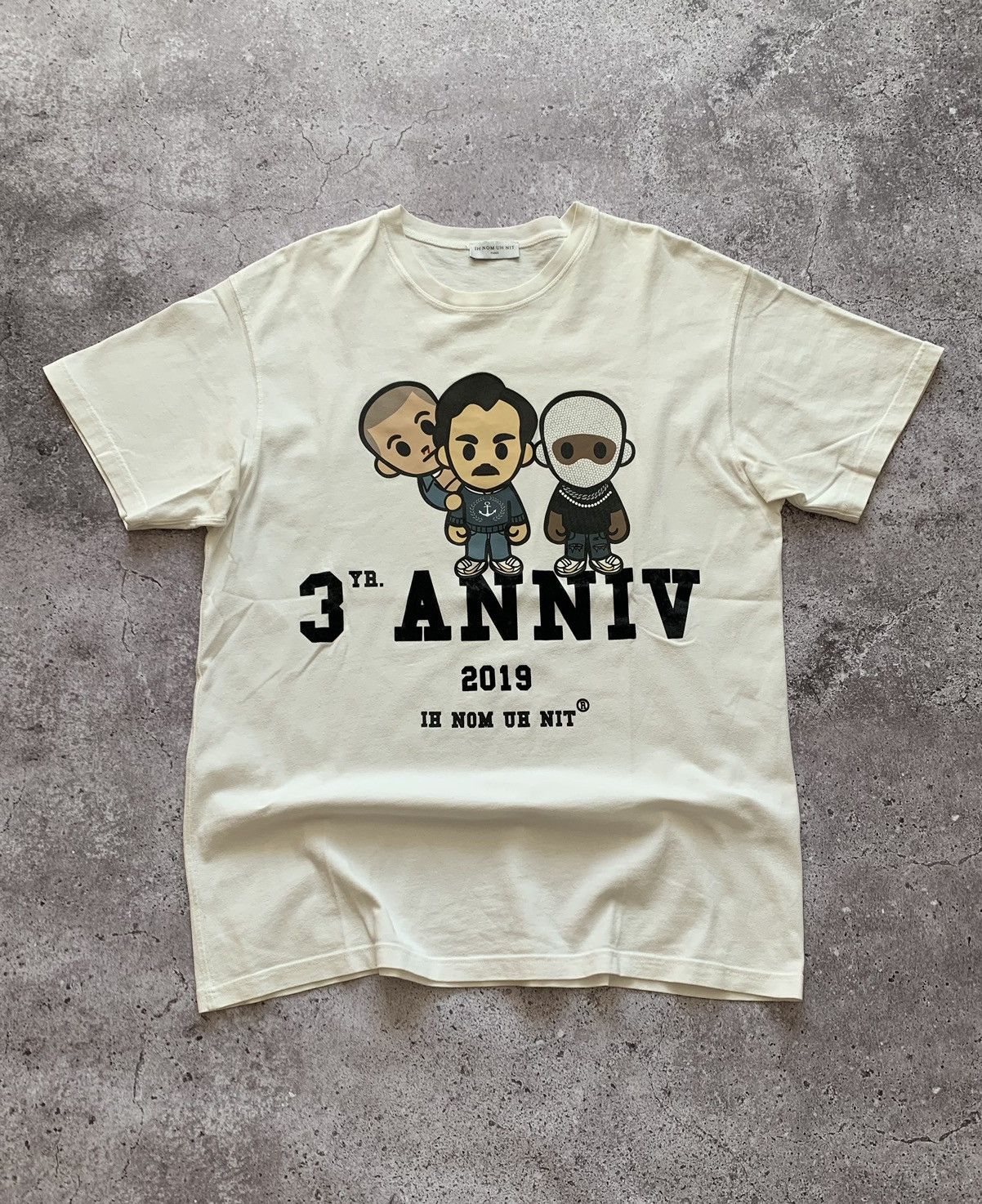 Ih Nom Uh Nit 🔥IH NOM UH NIT 3rd ANNIVERSARY T-SHIRT TEE PARIS Size US M / EU 48-50 / 2 - 2 Thumbnail