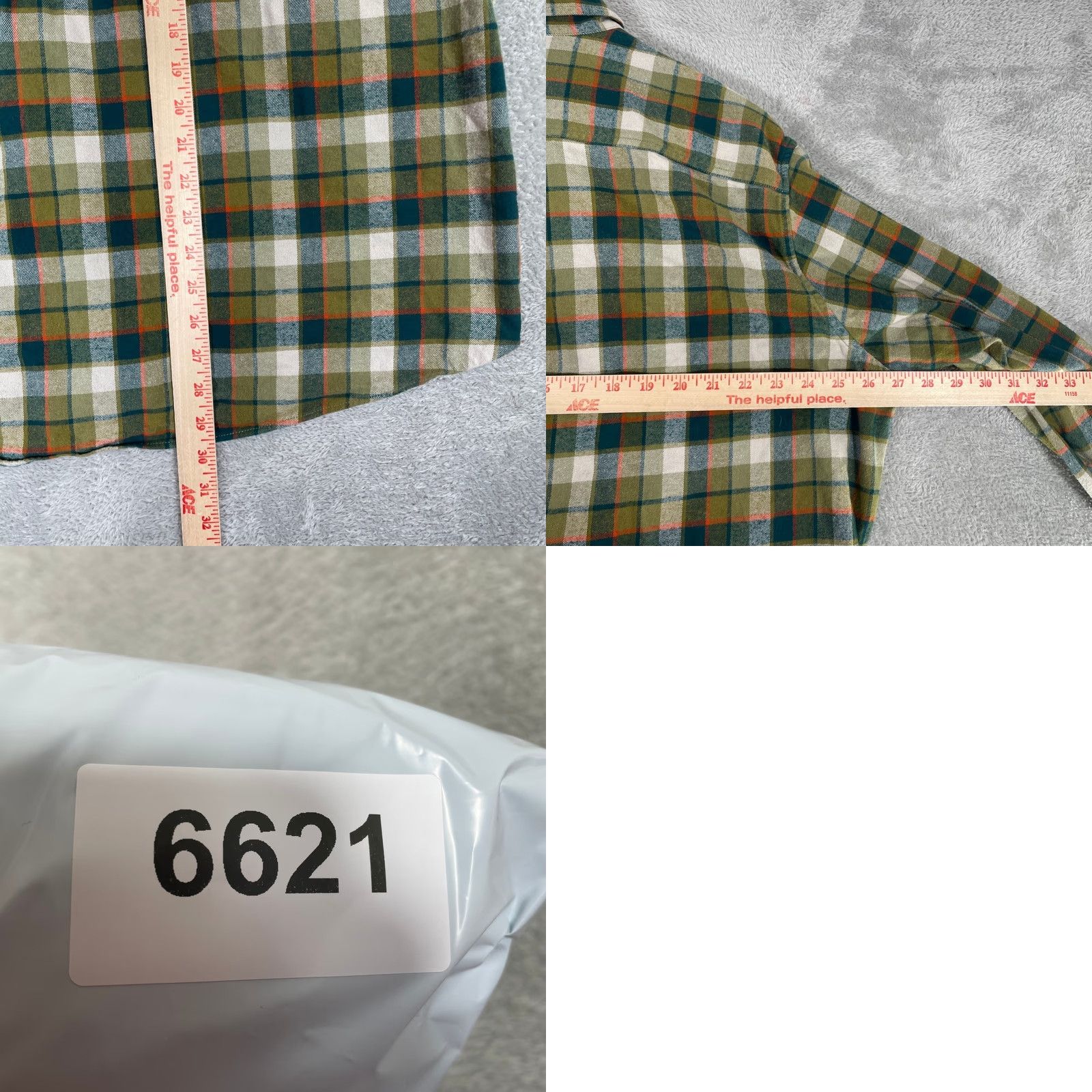 Eddie Bauer Eddie Bauer Flannel Shirt Mens 2XL Green Plaid Button-Down Outdoor Workwear Shirt Size US XXL / EU 58 / 5 - 8 Thumbnail